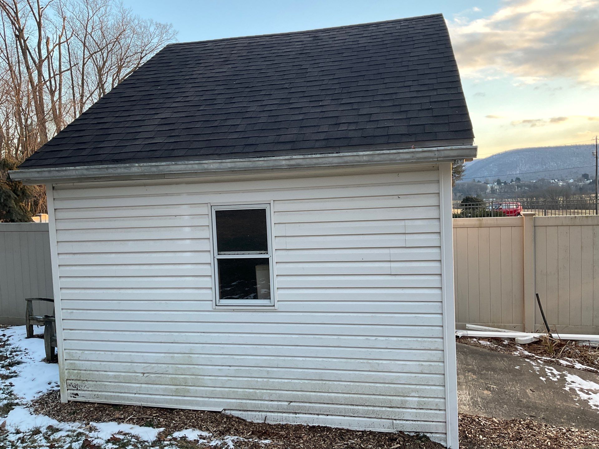 Metal Roof and Gabled Porch Addition in Hegins by Esh Builders