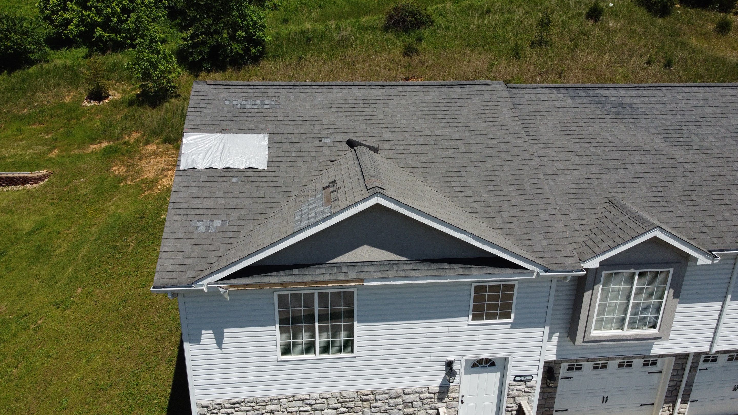 Residential Roofing + Gutter & Downspouts Install  by Titan Commercial & Residential Roofing 