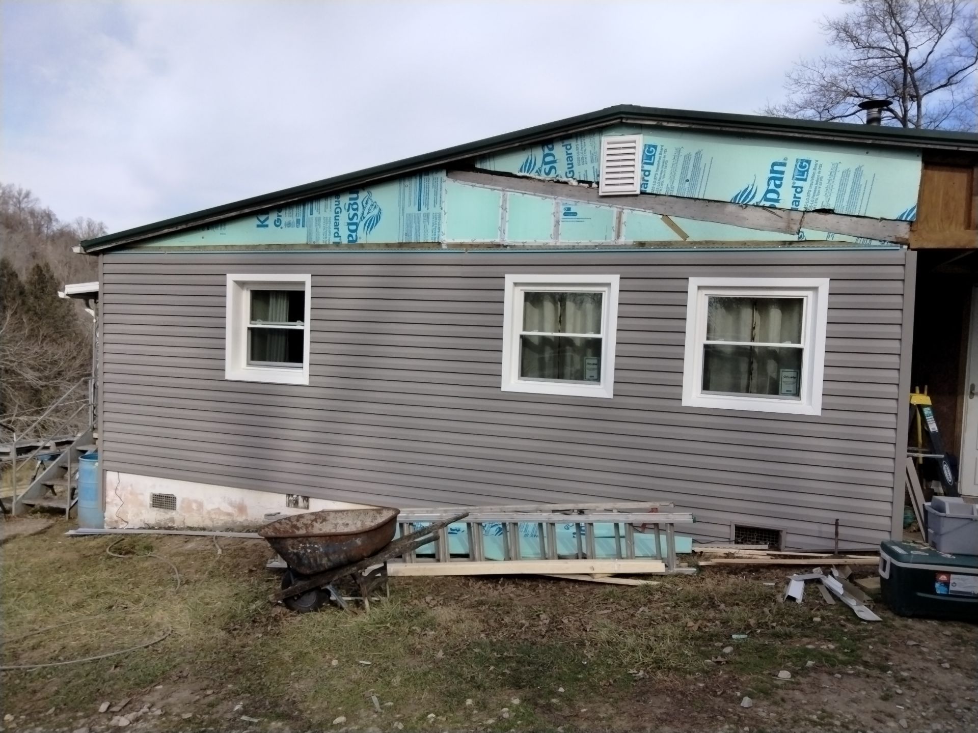 Secure Construction Company Inc. is thrilled to present the dramatic transformation of a residential property, given a new lease on life through our expert renovation work. by Secure Construction Company Inc