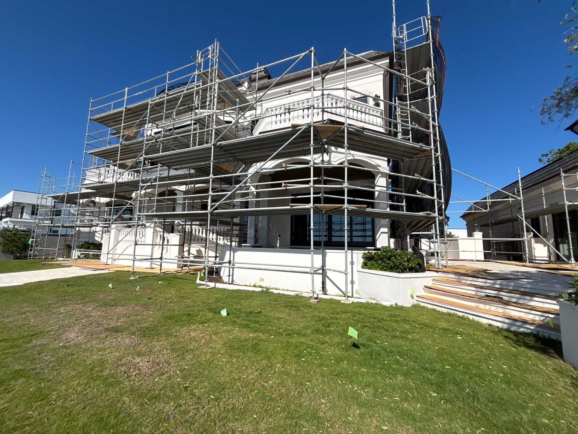 Gutter Installation using Half Round Seamless Gutters in Tampa FL by Gutter Professors
