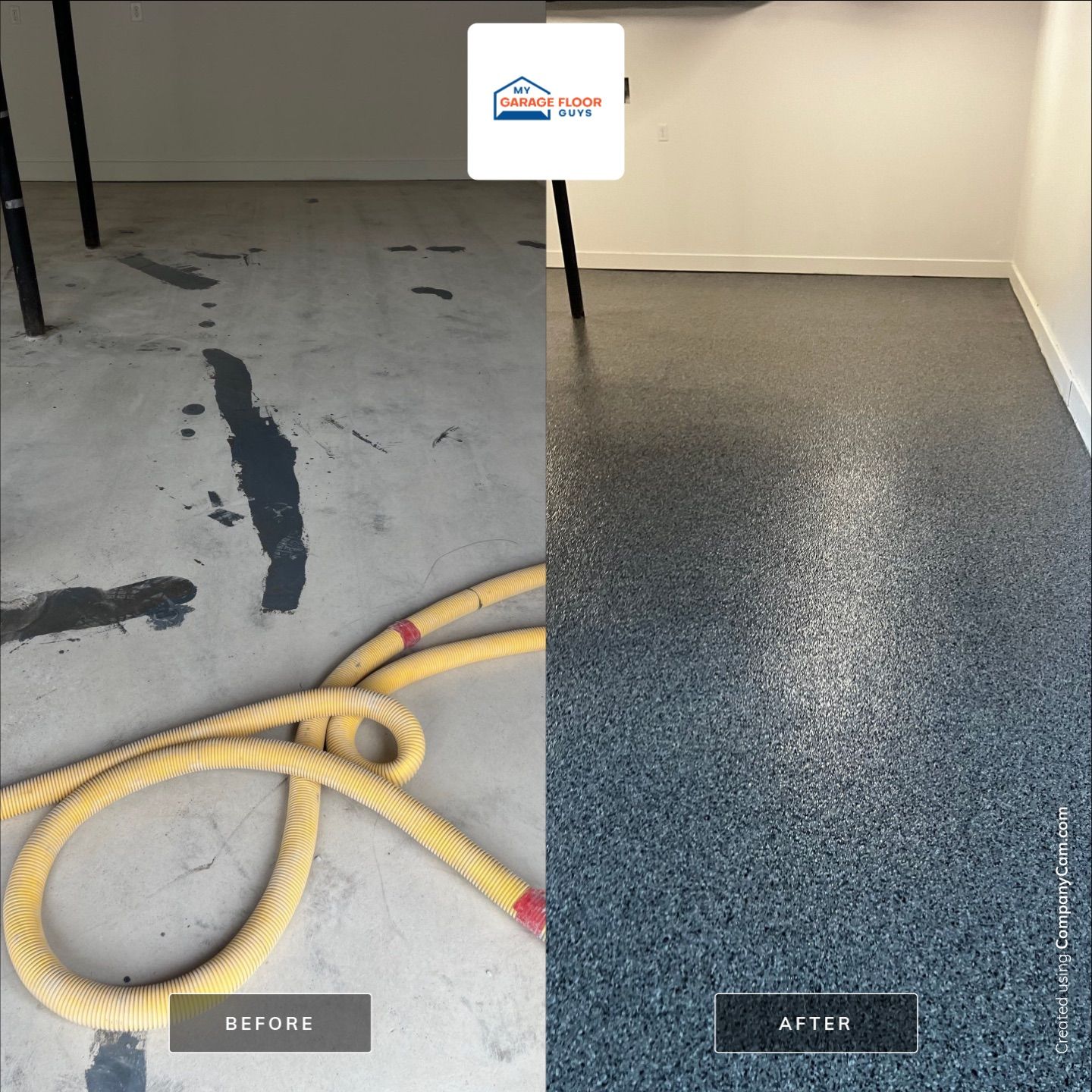 Garage Floor Coating using Nightfall by My Garage Floor Guys