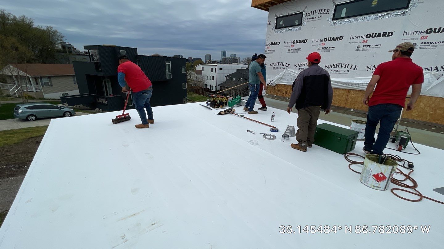 Residential Roofing Installation using TPO by Undersun Roofing 
