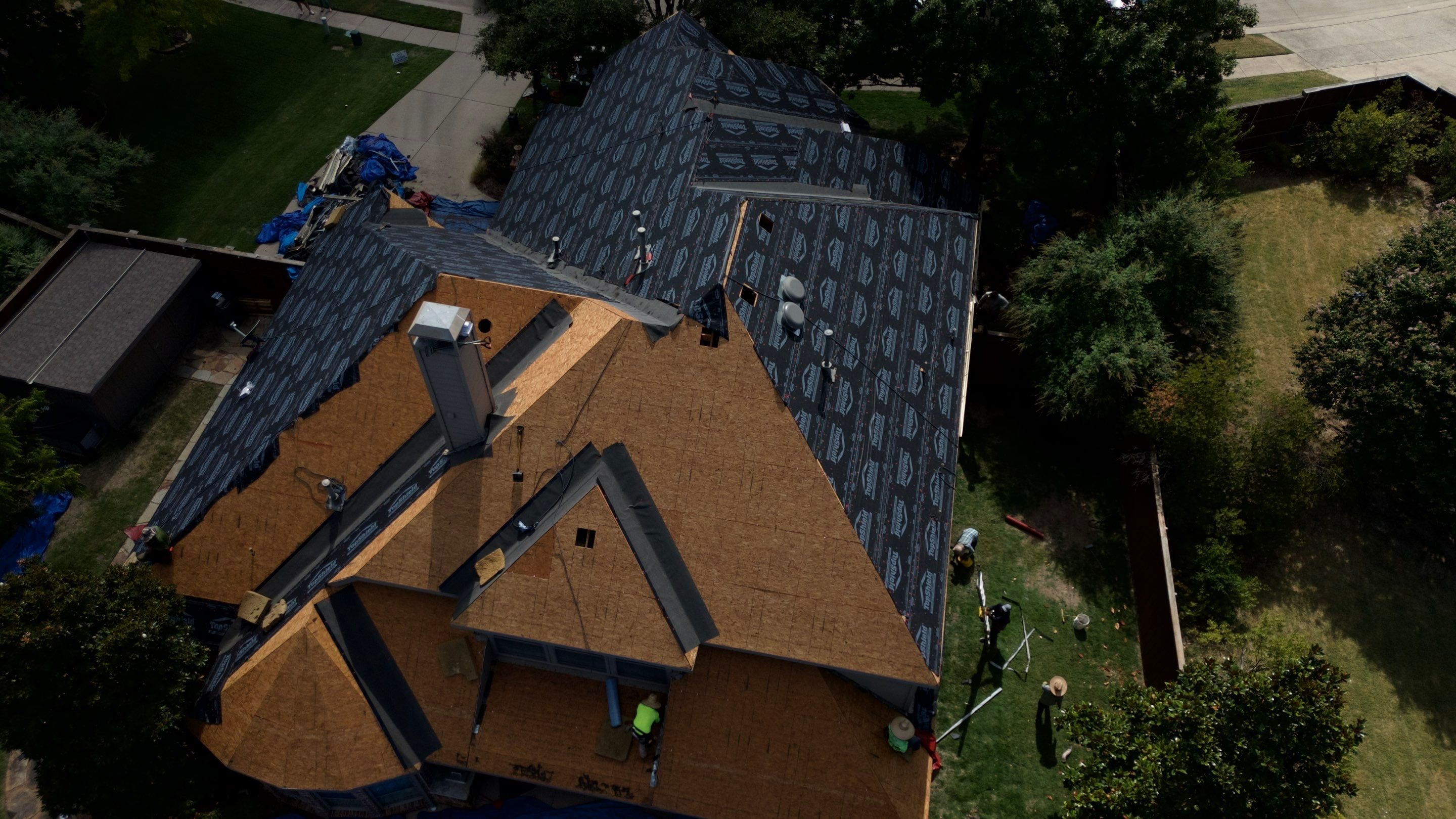Residential Roof Repair using IKO Dynasty Class 3 Impact Resistant Shingles by Becker Roofing and Exteriors