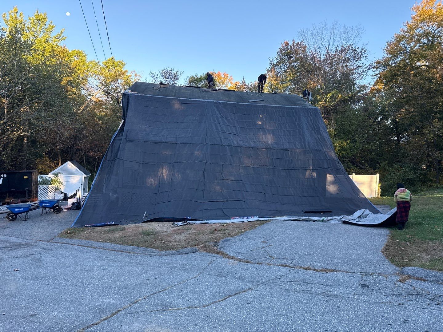 Full Roof Replacement with New Plywood Decking & Gutter Installation by Sensible Home Solutions