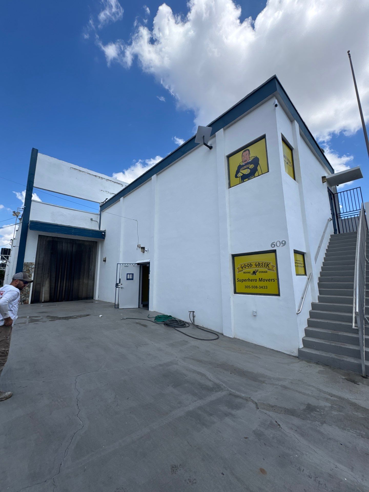 Miami Commercial Exterior Transformation by John “The Greek” Painting