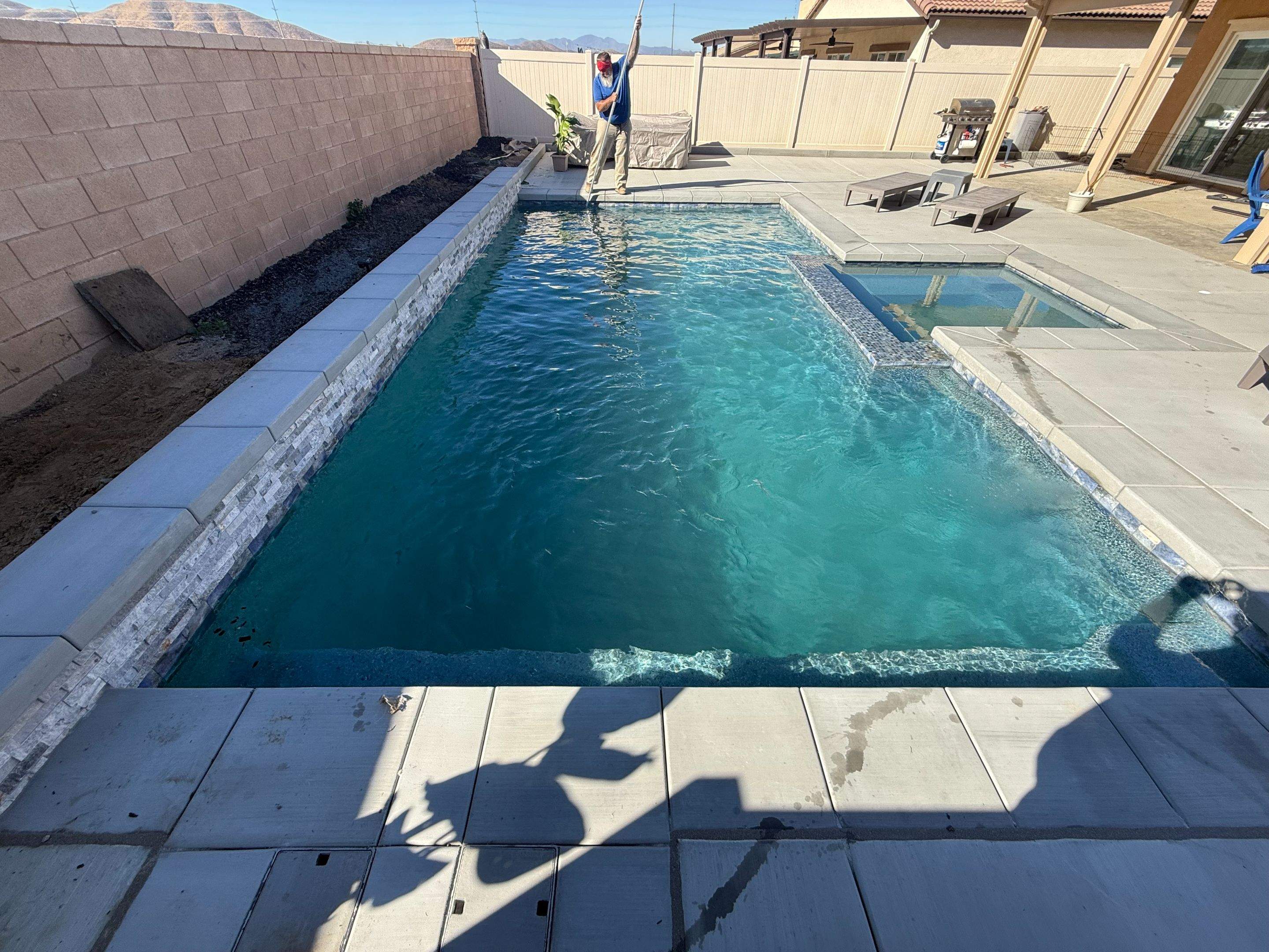 Pool and spa geometric by Premier Pools and Spas Temecula