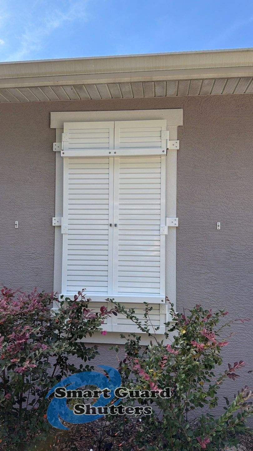 Hurricane Protection in White by Smart Guard Shutters