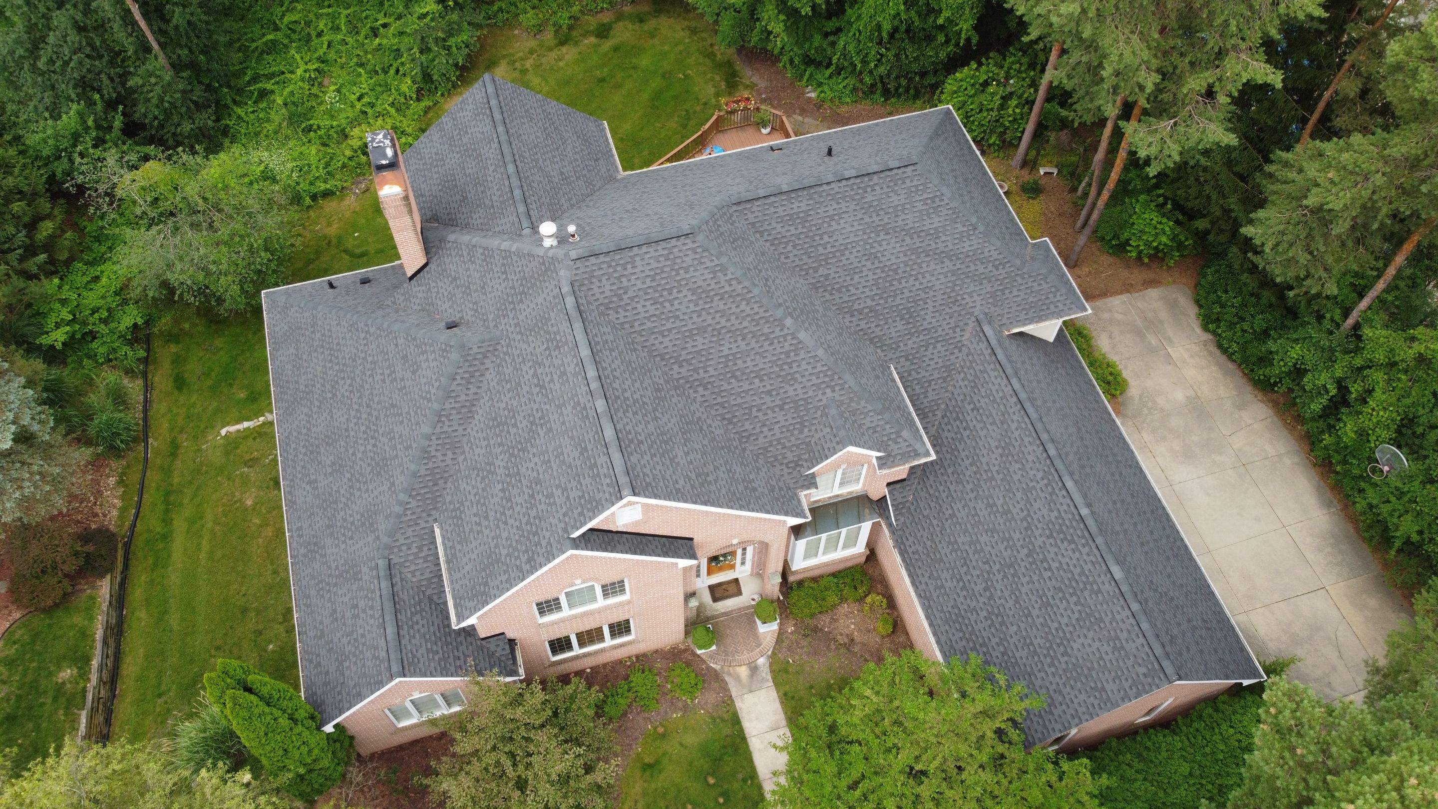 GAF Timberline HDZ Full Roof Replacement in East Lansing by Acme Exteriors