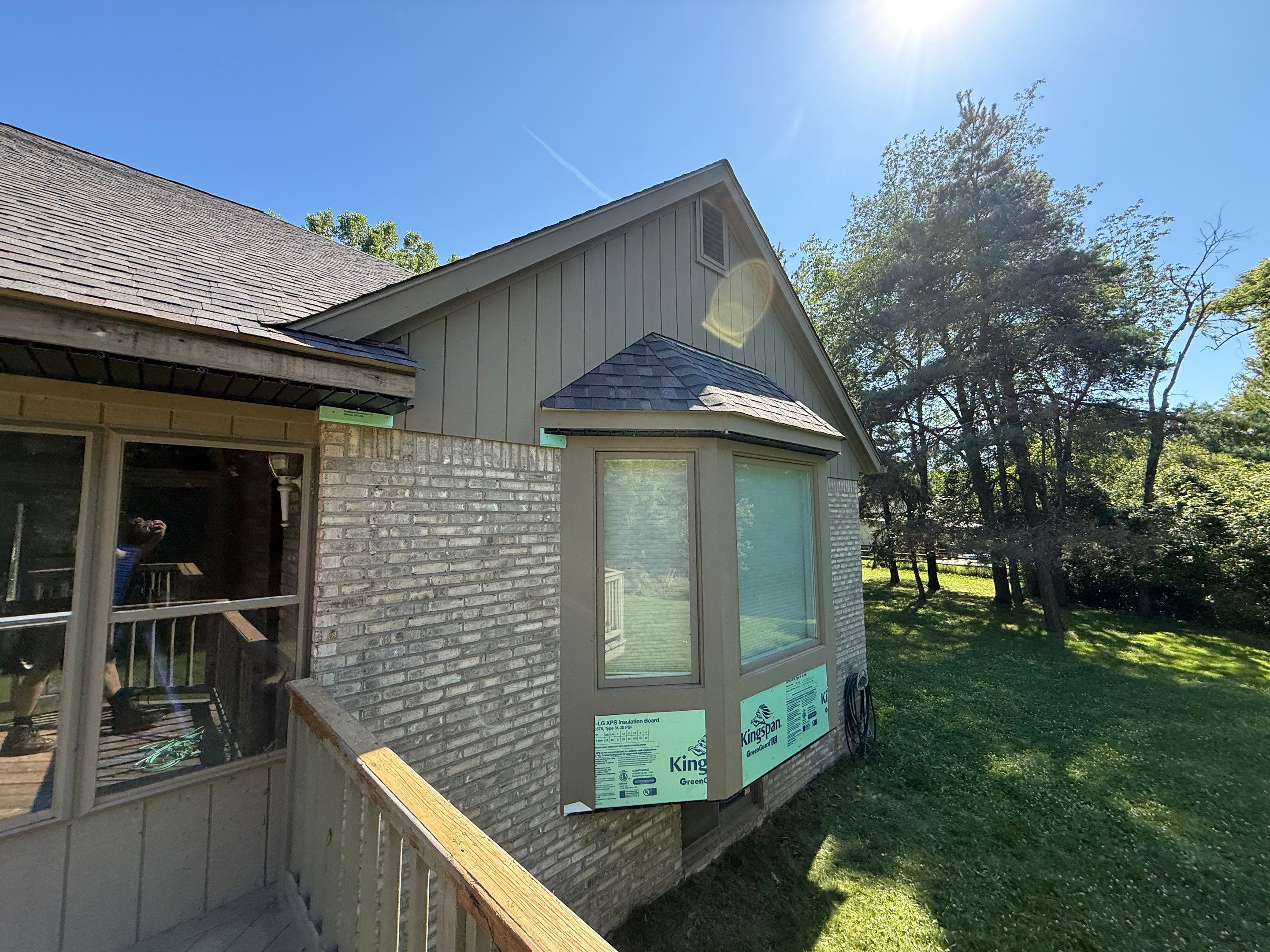 Siding Replacement using Alside Charter Oak D4.5" Laguna Blue by 180 Contractors