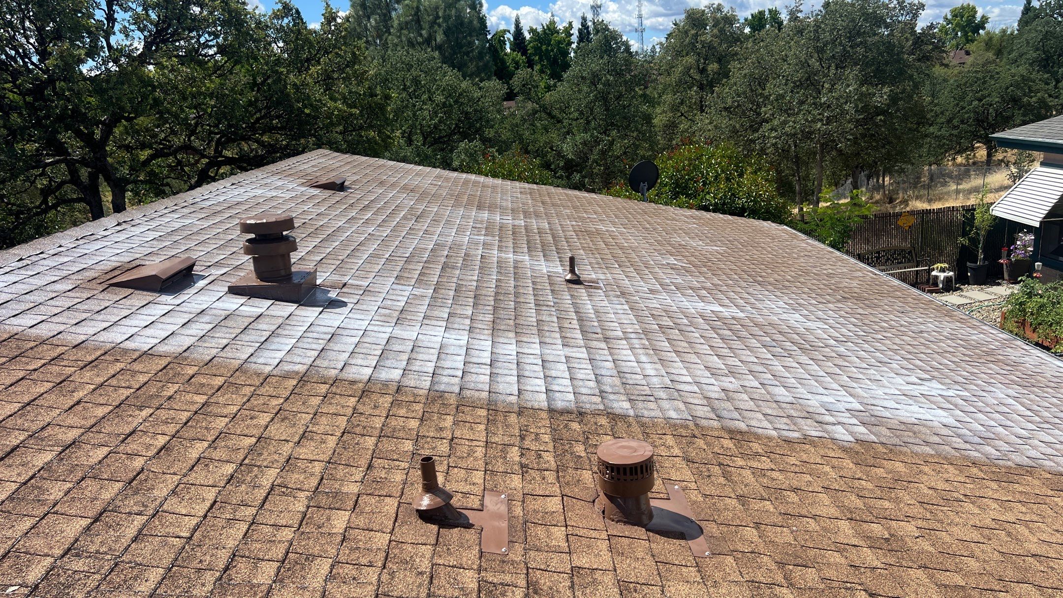 Roof Rejuvenation using Roof Maxx Treatment by Roof Maxx of Folsom
