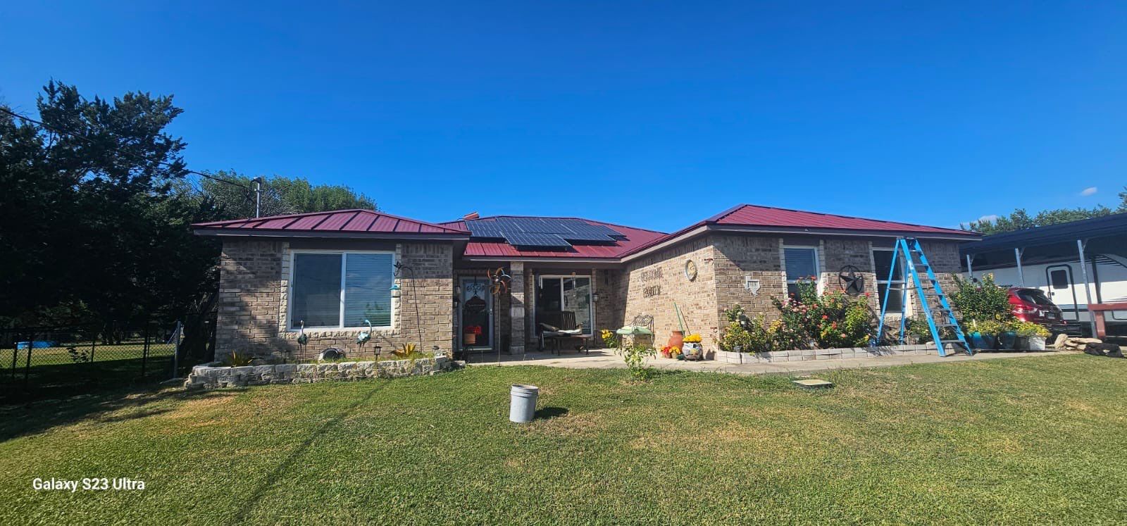 Residential Roof Replacement using 24 GA Double-Lock - Matte Black by Action Exteriors Austin