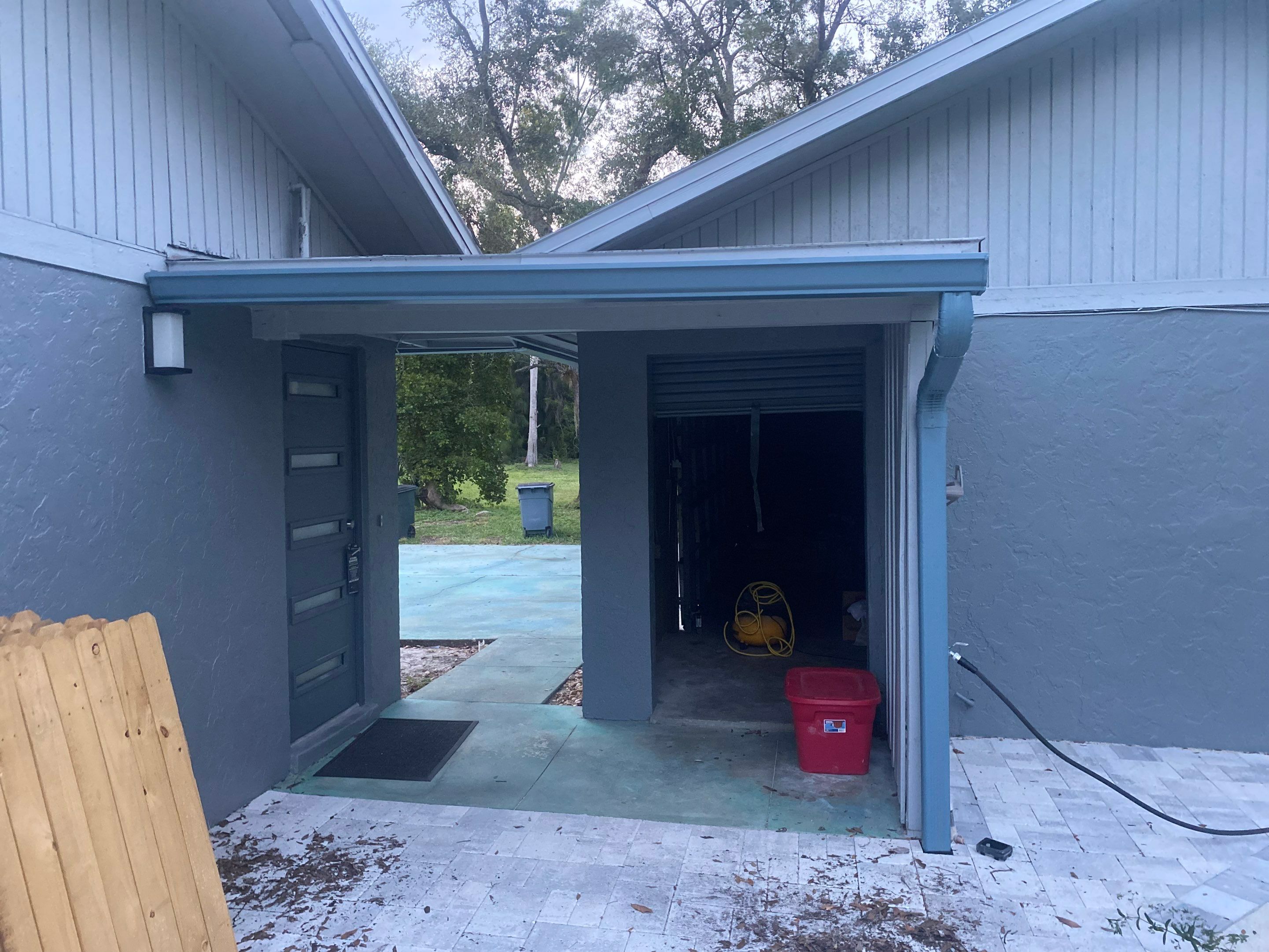 Charcoal Grey Gutters in Fort Myers FL by Gutter Professors