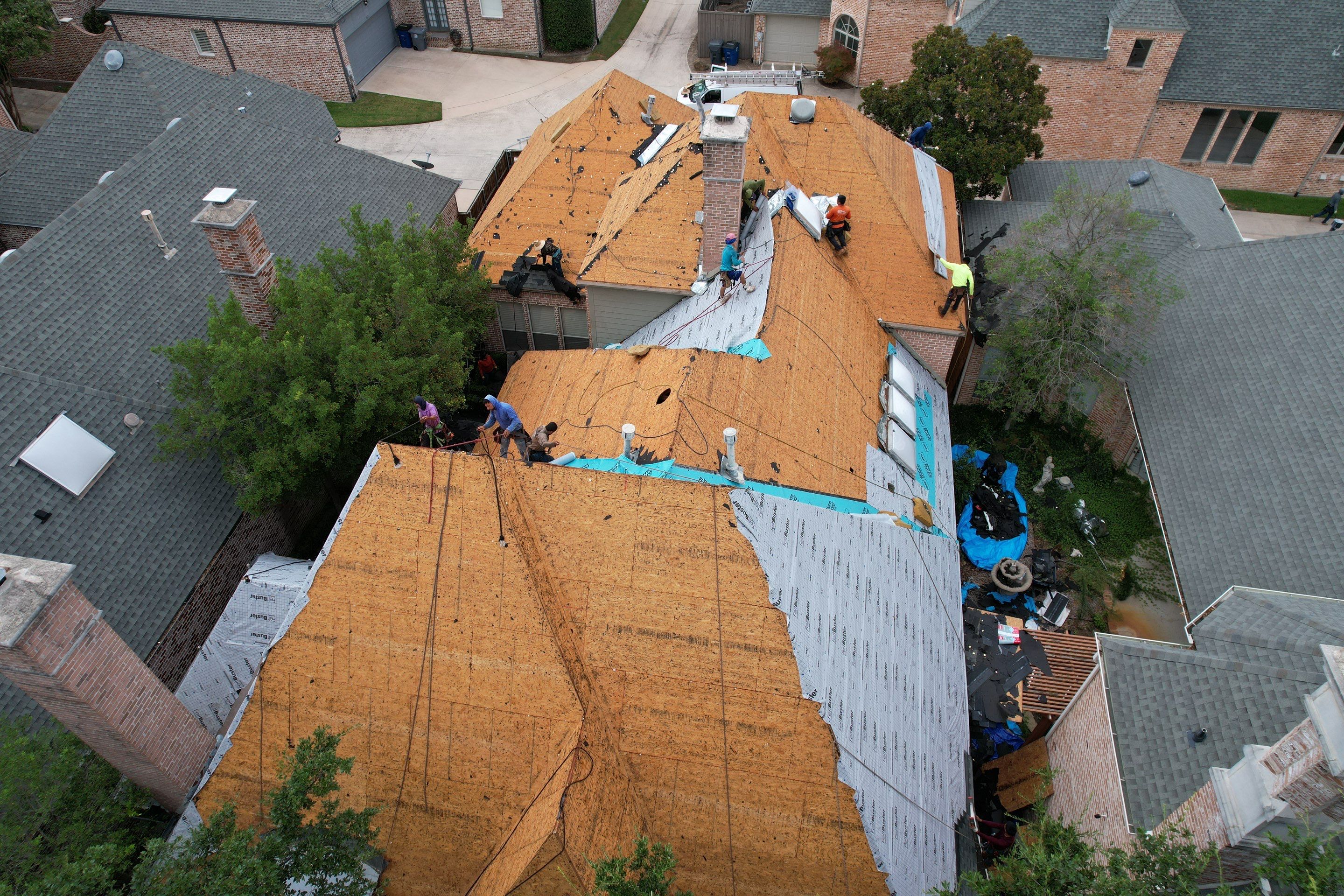 Project in Dallas by Zeus Exteriors