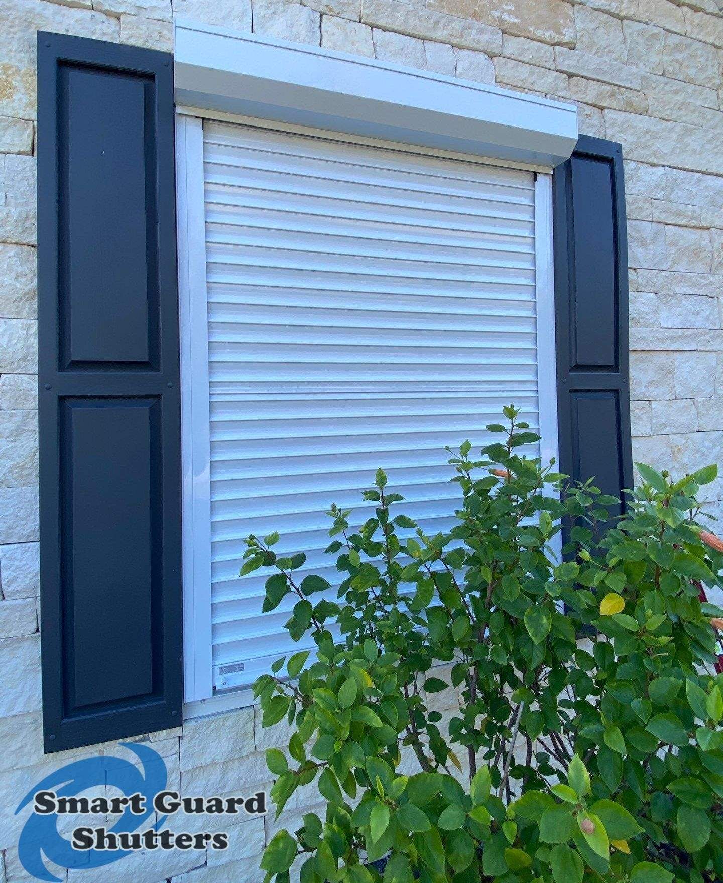 Rolling Shutters in White by Smart Guard Shutters