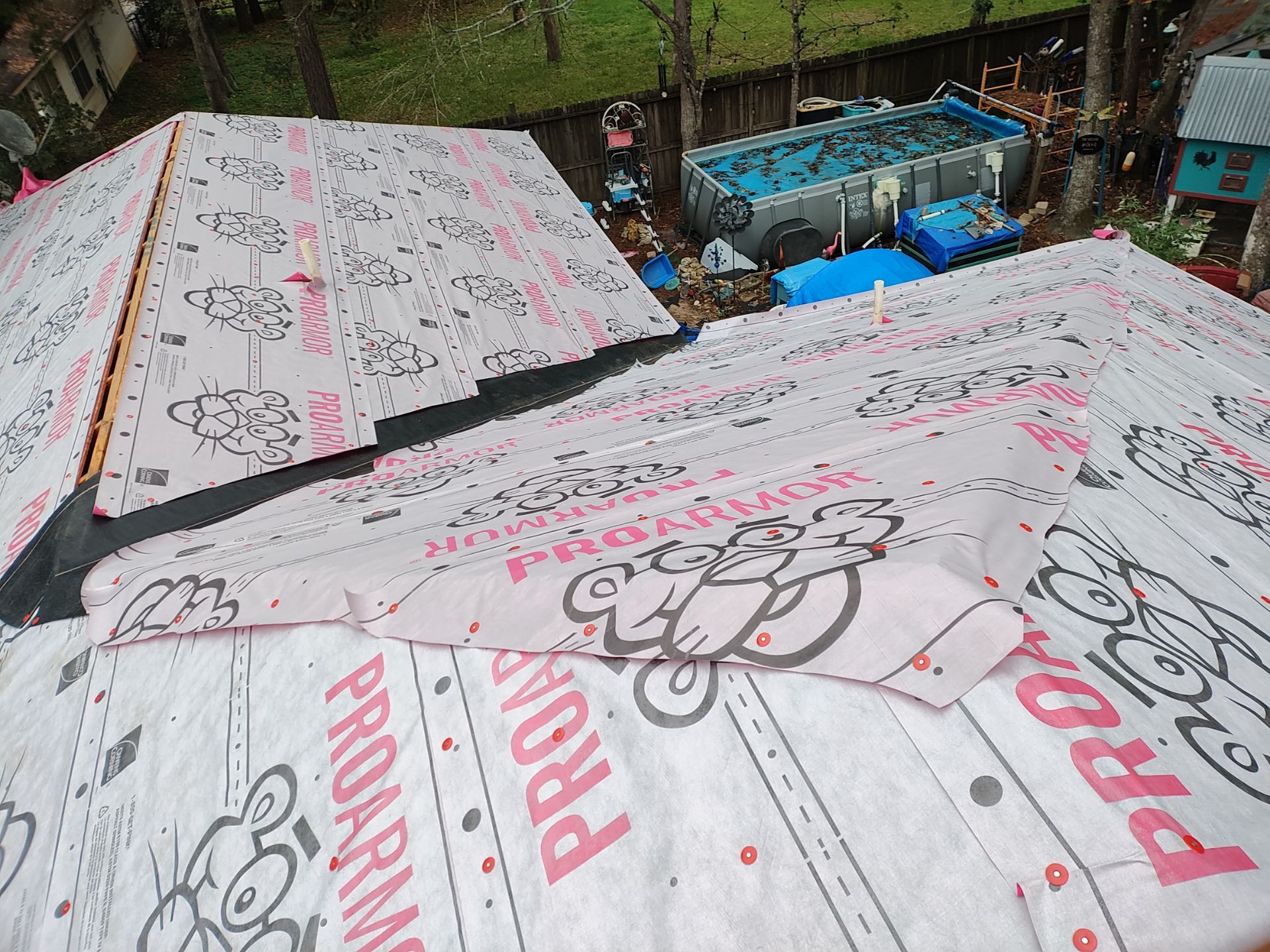 Residential Roofing Installation using Owen's Corning Duration (Lifetime) Shingles by Roof Repair Company
