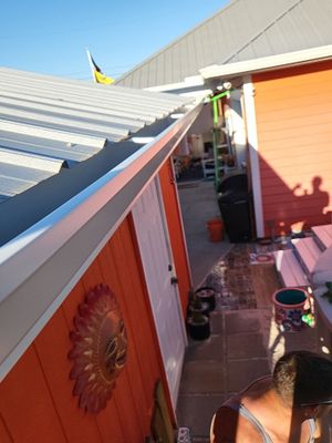 Gutter Installation using K-Style Gutters