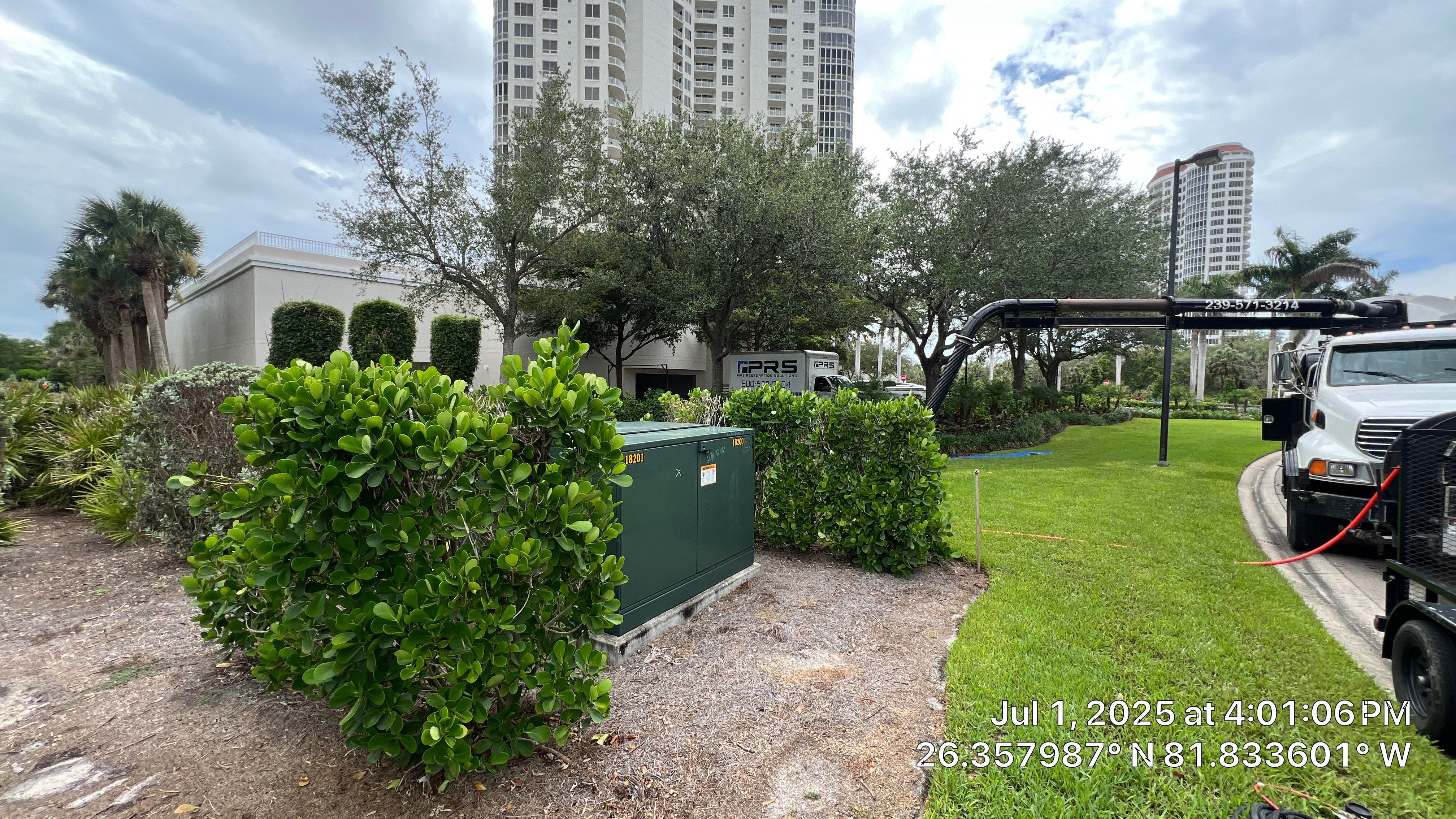 Bonita Bay Condo Stormwater Maintenance with PRS by APS Power & Water