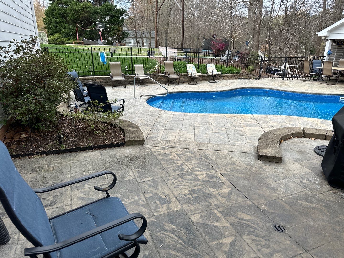 Pool Deck using AcryFin by DuraSeal