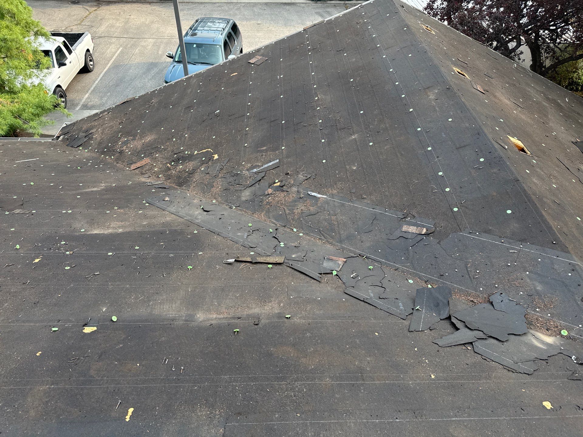 Boise Commercial Roof Replacement with Brown Architectural Shingles by Olive Roofing