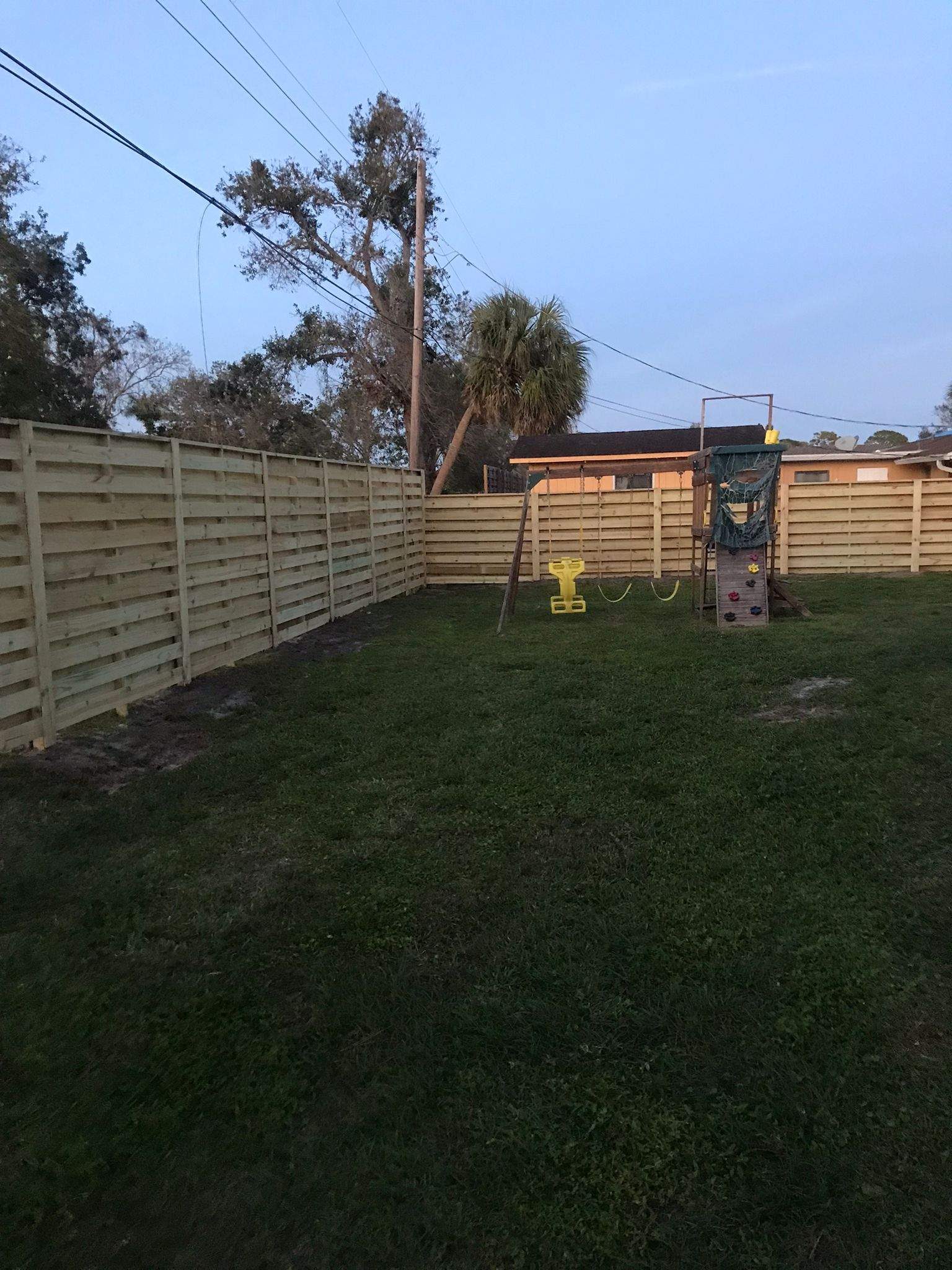 Horizontal Wood Privacy Fence Installation in Venice by True Fence LLC