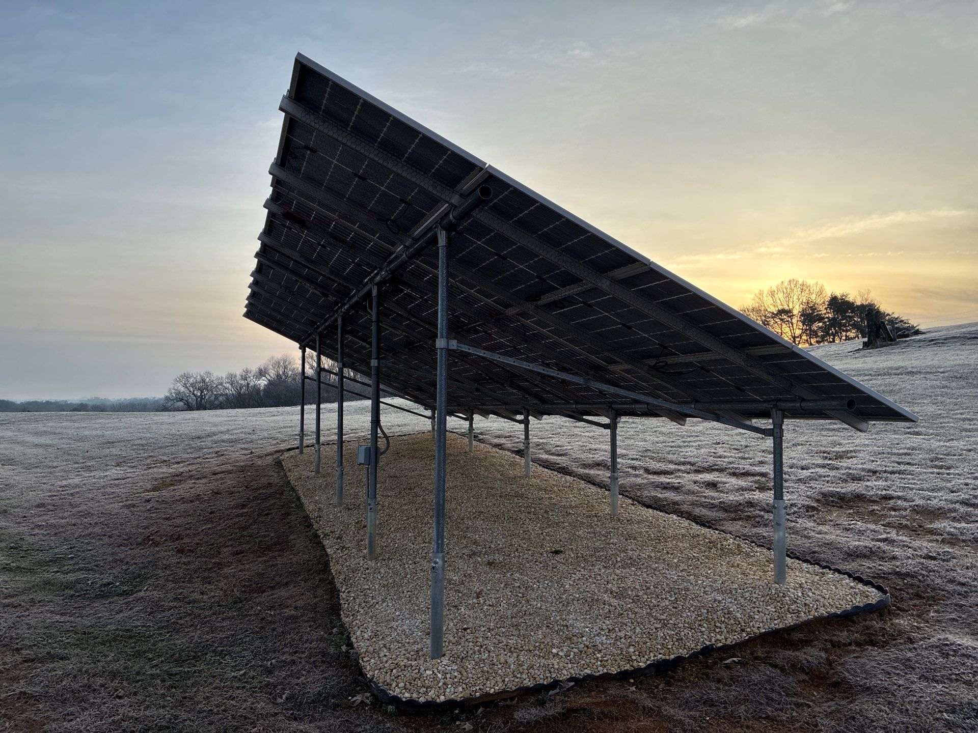 Project in Greeneville by Green Wave Solar 