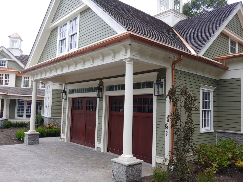 Berkley, MA Gutter Installation using 6" Coppertone Half Round Aluminum Gutter by Gutter Pro Enterprises