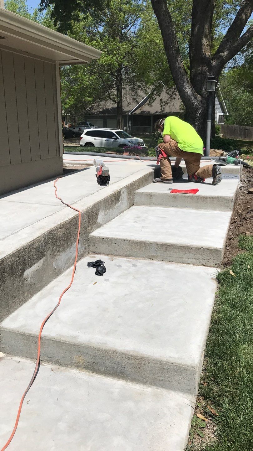Walkway using Domino  by Select Painting, Coatings & Garage Cabinets