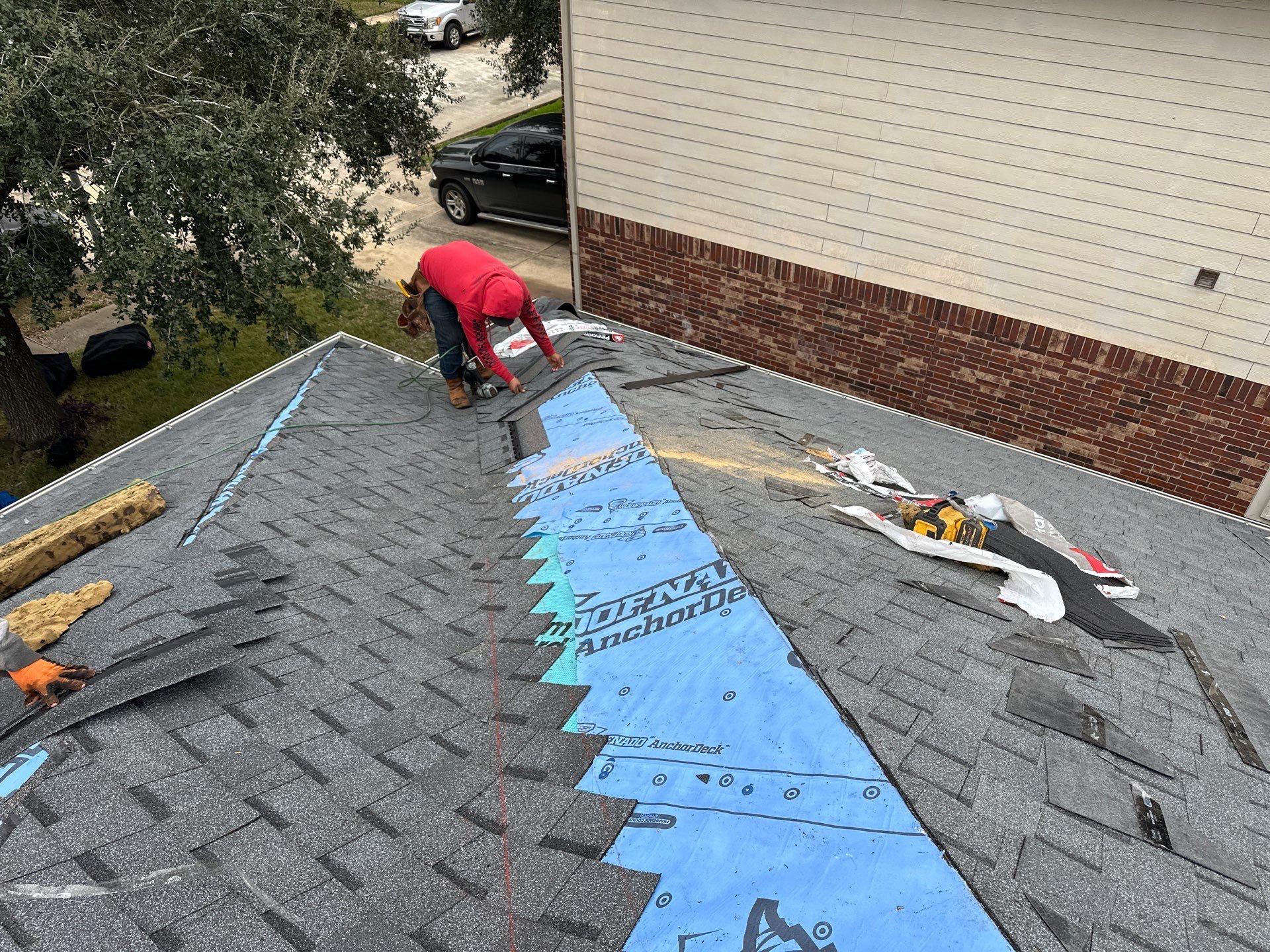 Project in Houston by Motion Roofing