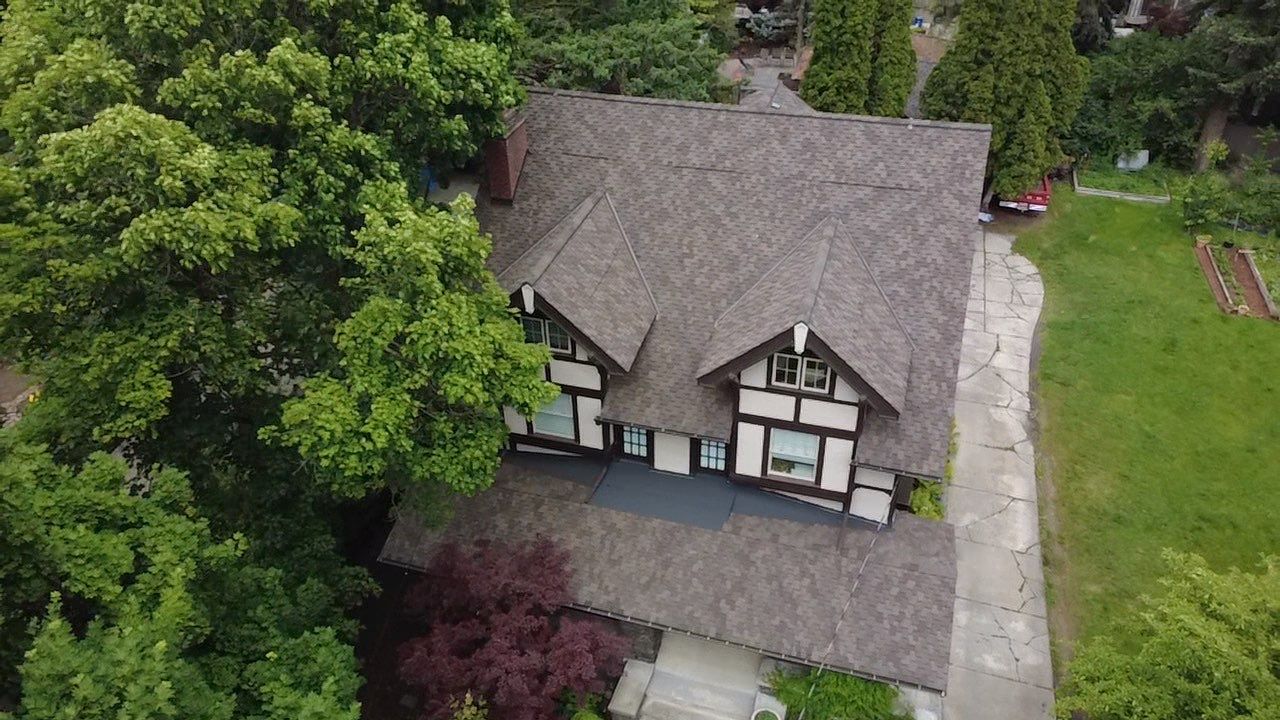 Premium CertainTeed Presidential Shake Roof Installation on Spokane Tudor Home W Cotta Ave Spokane, WA, 99204 CertainTeed Presidential Shake TL - Autumn Blend by Alpine Roofing