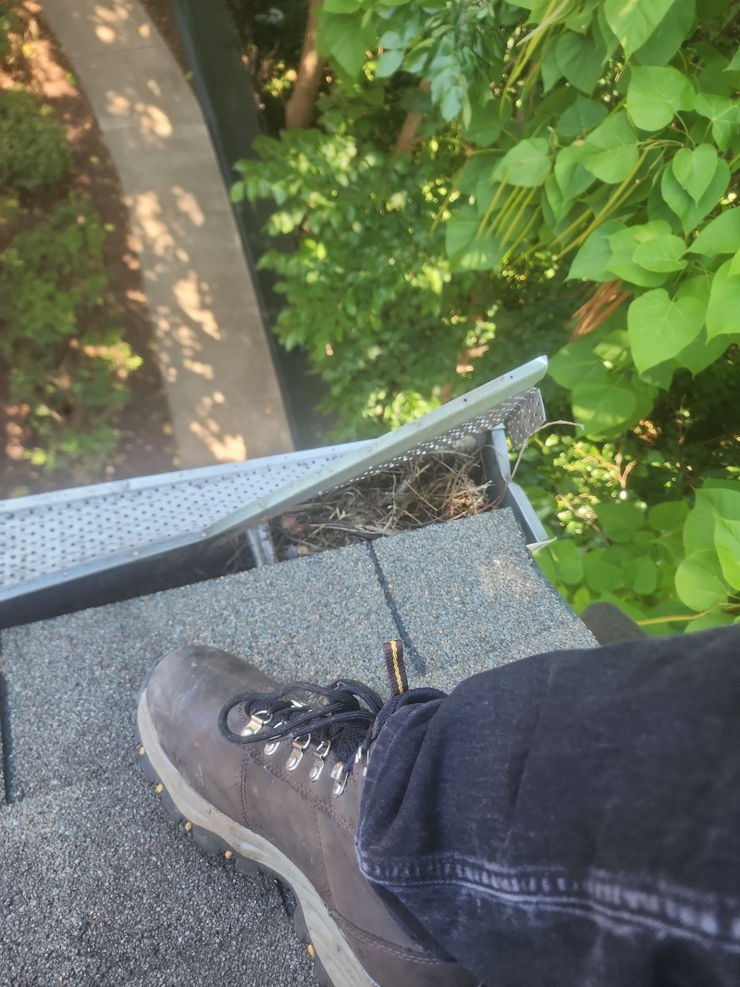 HOA gutter cleaning before