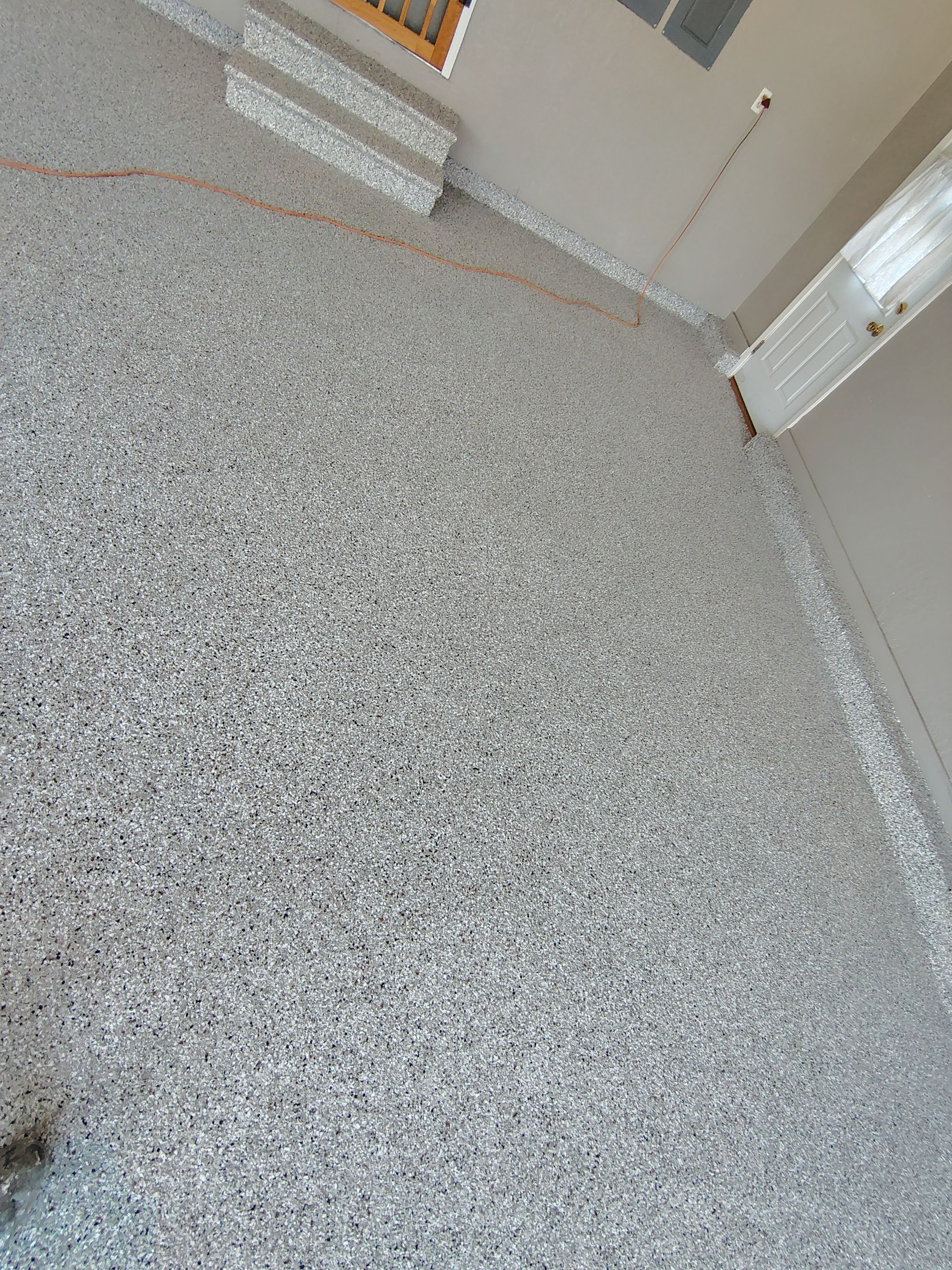 Garage Concrete Floor Coating and Crack Repair in Onawa by Select Painting, Coatings & Garage Cabinets