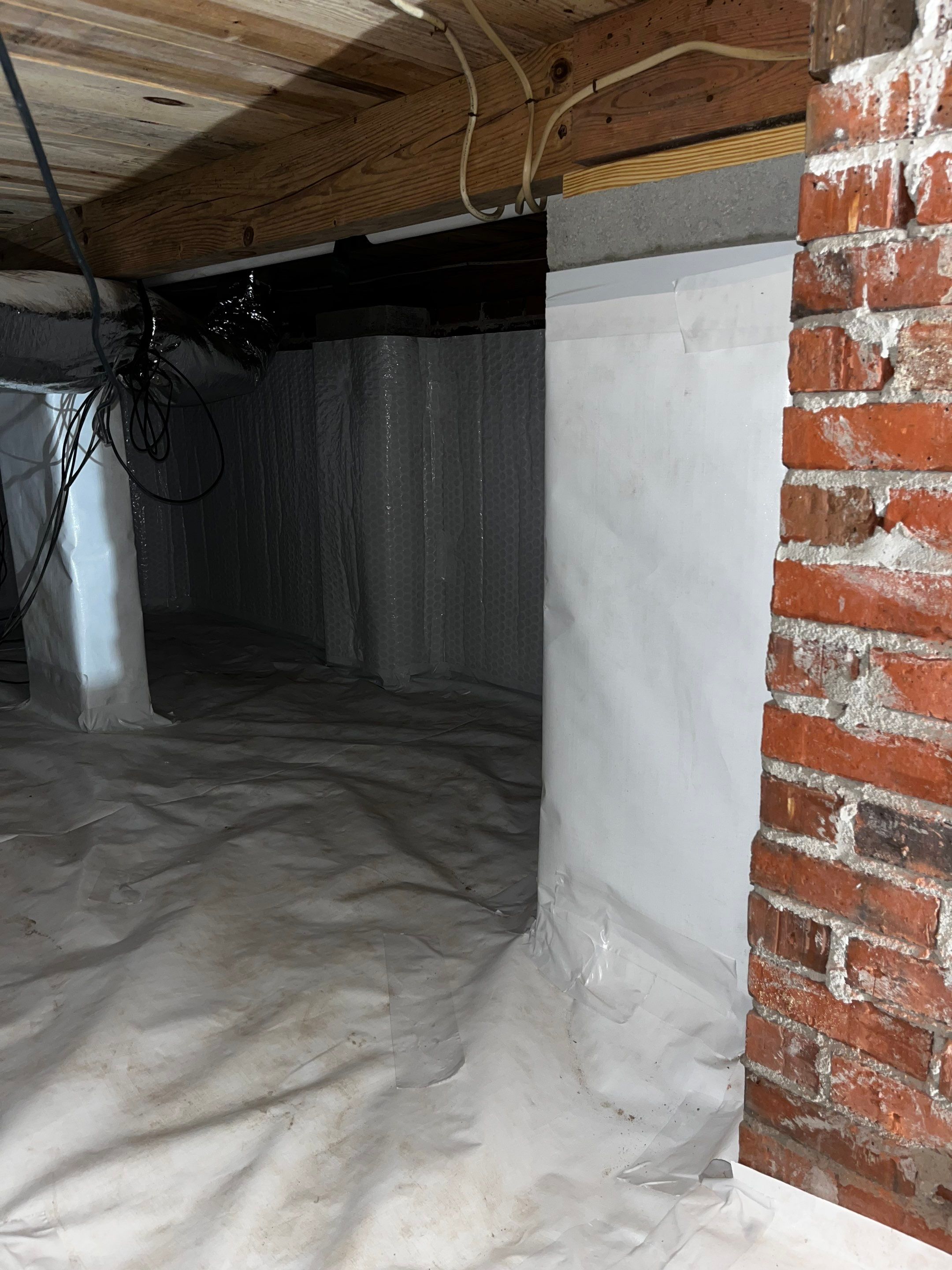 Impact Choice Encapsulation with new piers and crawlspace door. by Impact Crawlspace