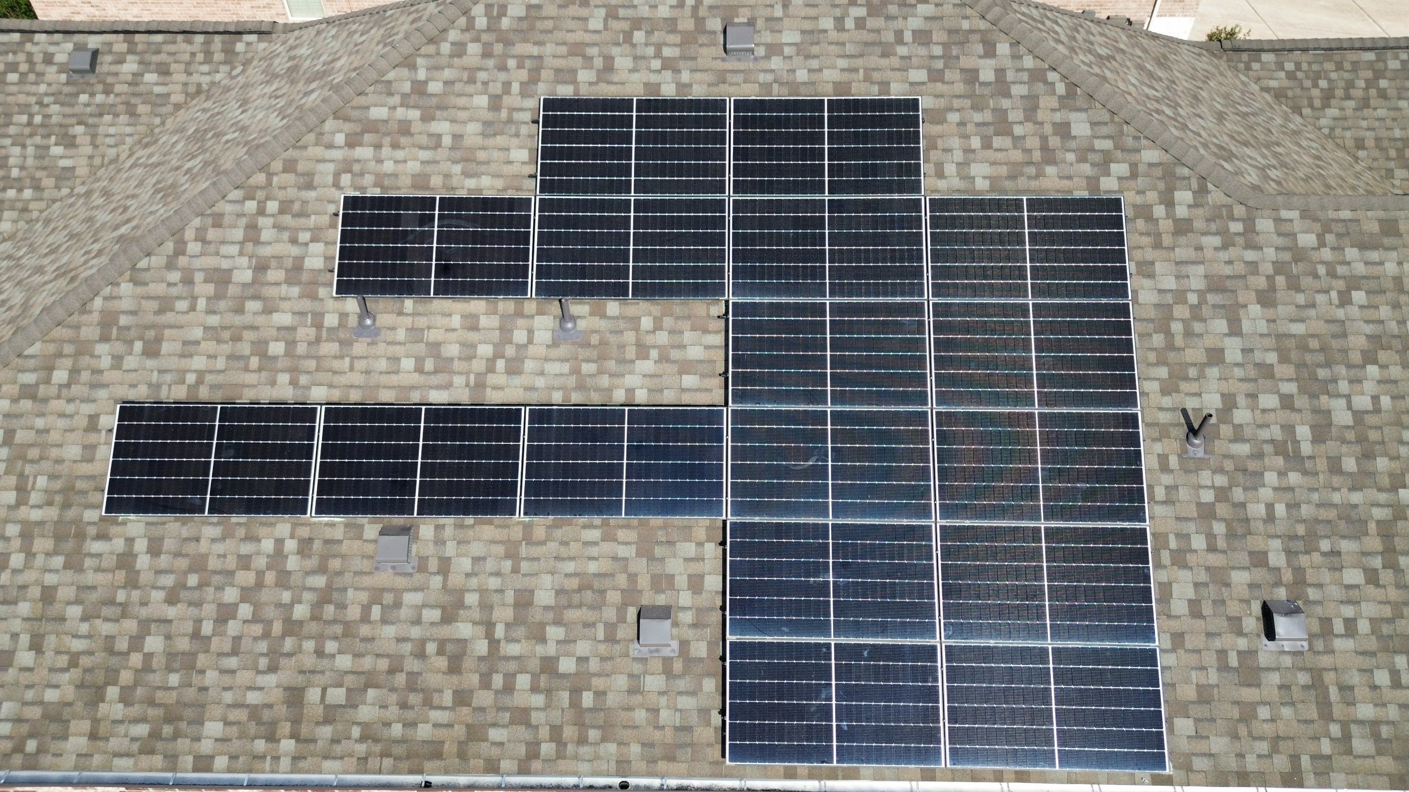 Full Roof Replacement with Solar Reinstall – Duration Driftwood | Round Rock, TX by Kstylez Roofing & Construction