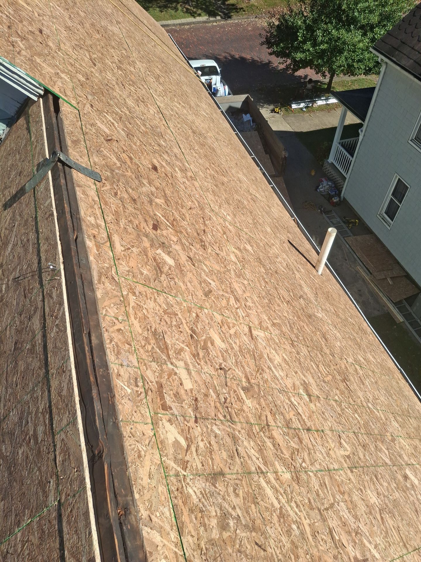 Residential Roofing Installation using GAF Timberline HDZ Oyster Grey by Rainstoppers Roofing