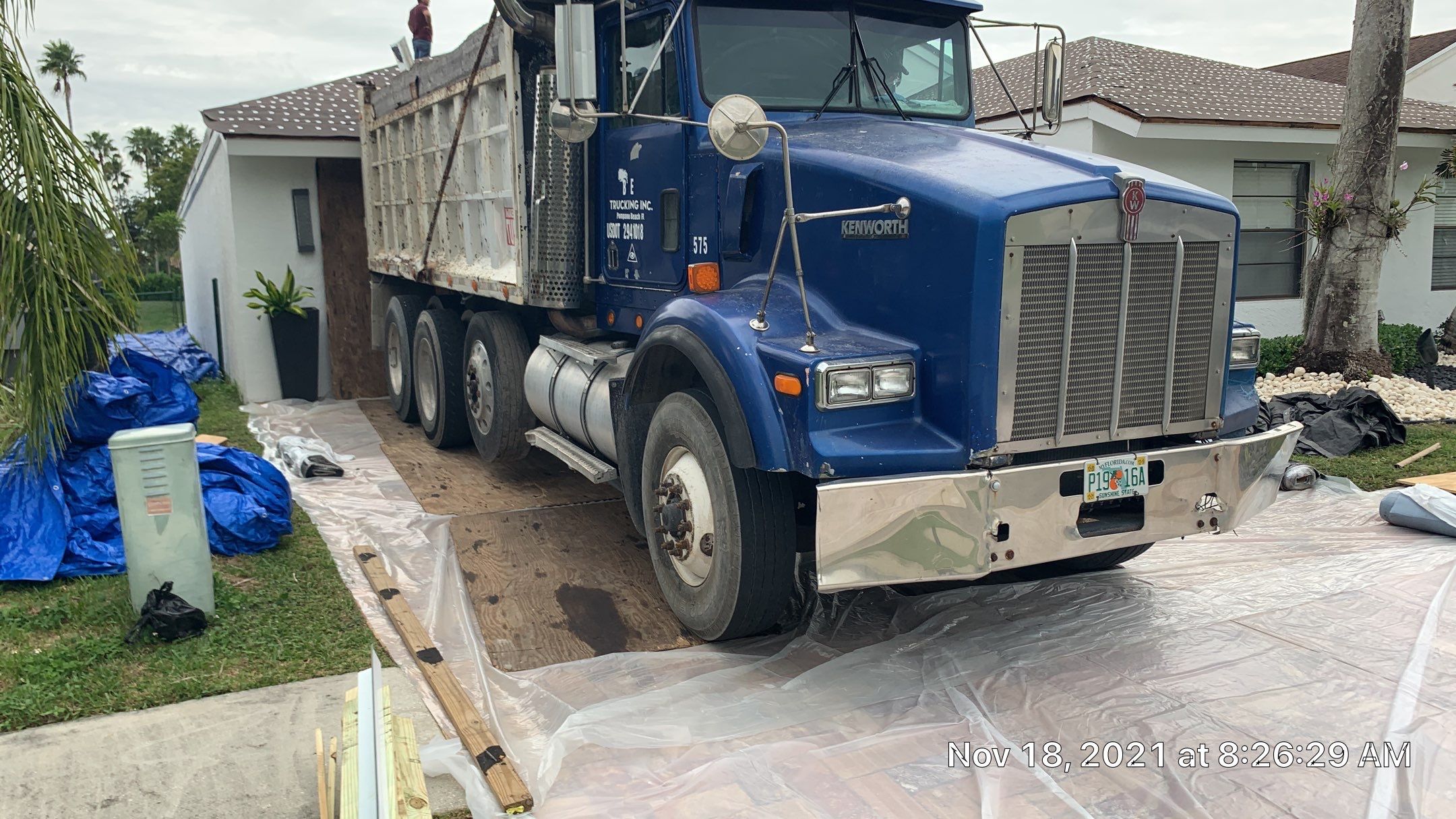 Residential Roofing Installation using 1" Nail strip metal roof by BLUES BROTHERS ROOFING
