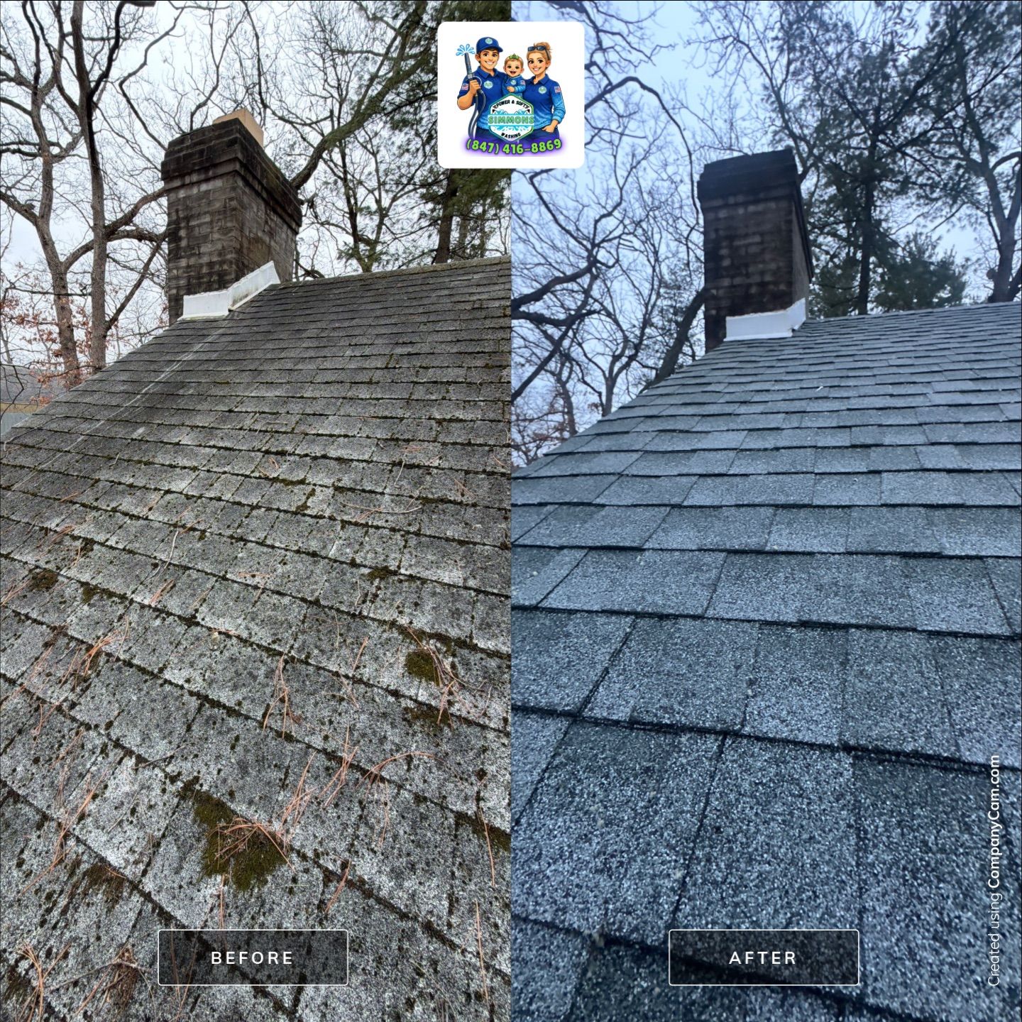 Project in Mundelein by Simmons Power & Soft Washing