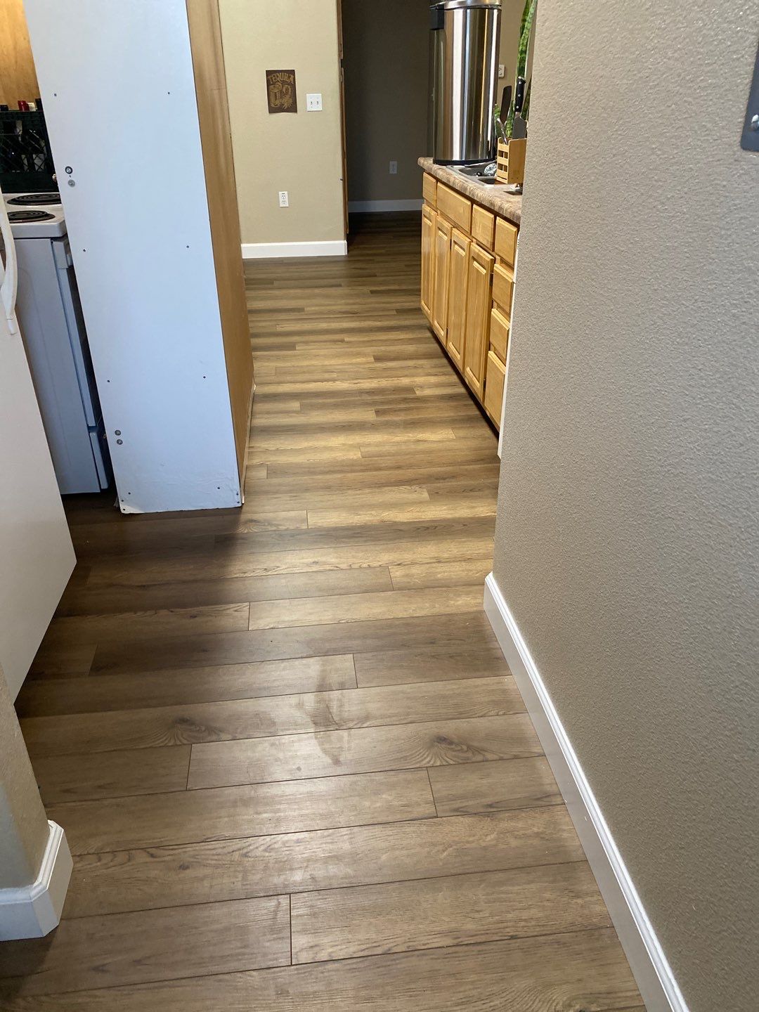 Flood damage renovation by Footprints Floors South Sacramento