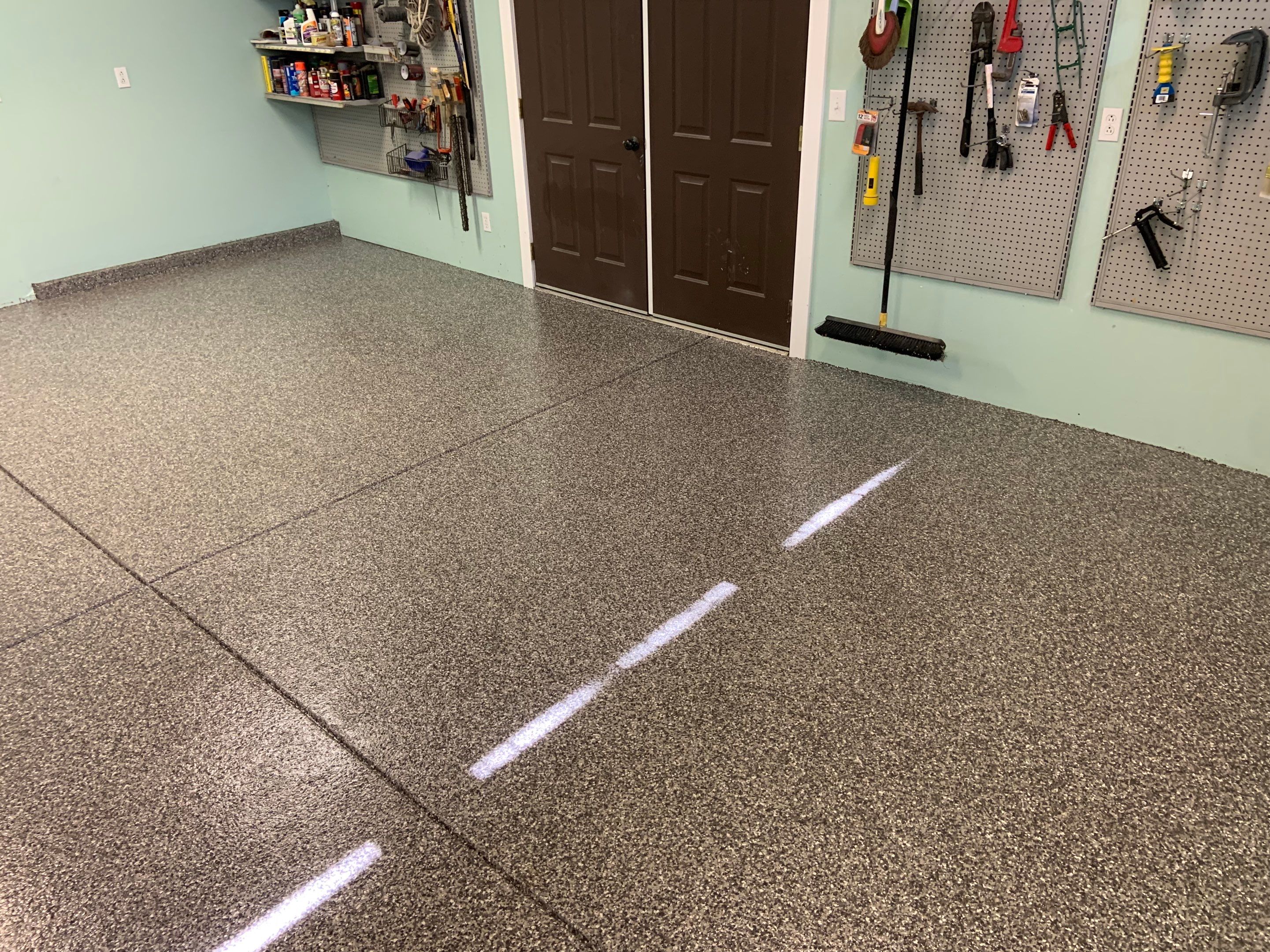 Countertop Transformation using Galaxy Colorway by Croc Coatings, LLC