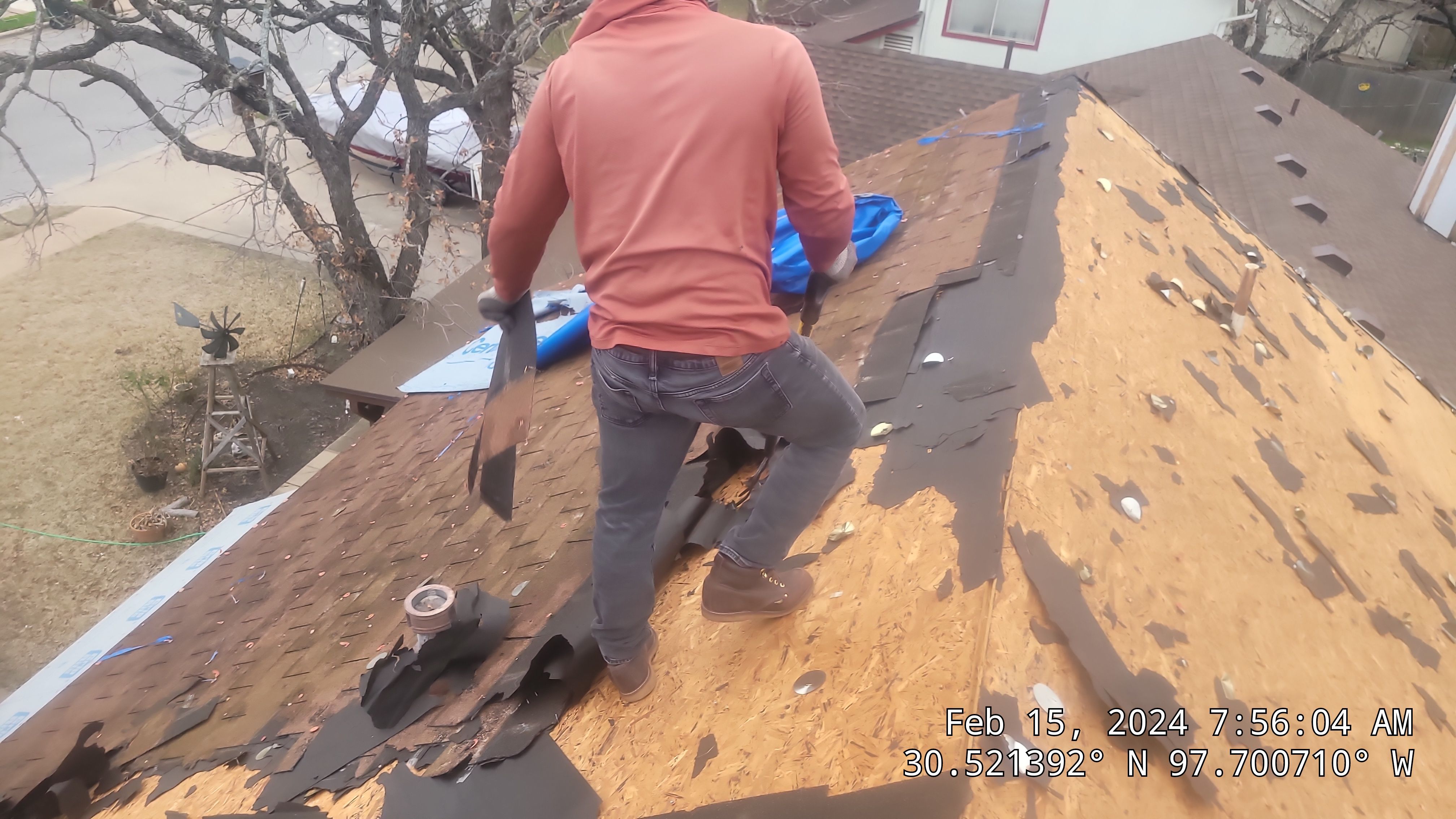 Architectural Shingle Roof Replacement and Underlayment Installation in Round Rock by Caliber Restoration LLC