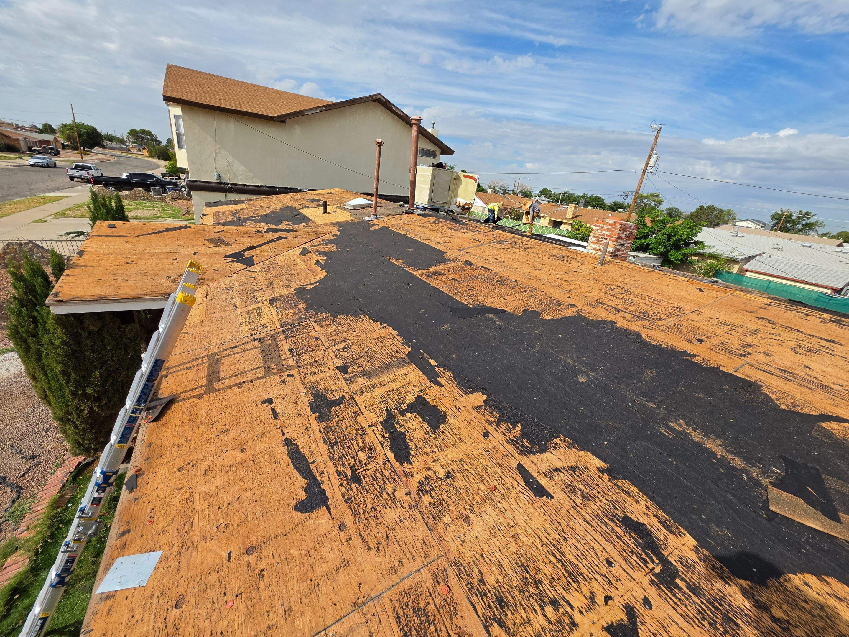 Architectural Shingle Roof Replacement and Decking Repair in El Paso by Berry Good Roofing