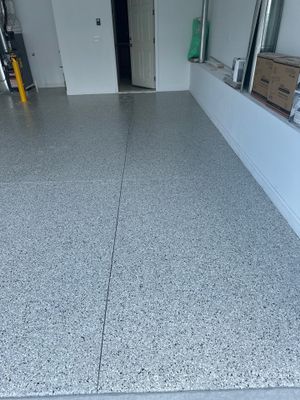 Garage Floor Coating using Cabin Fever