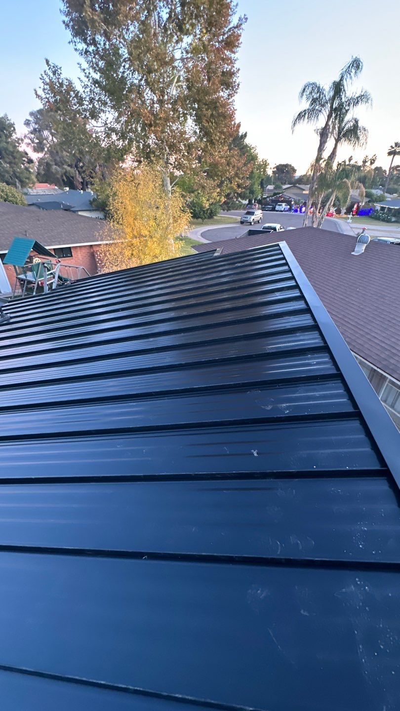 Black Standing Seam by Reimagine Roofing