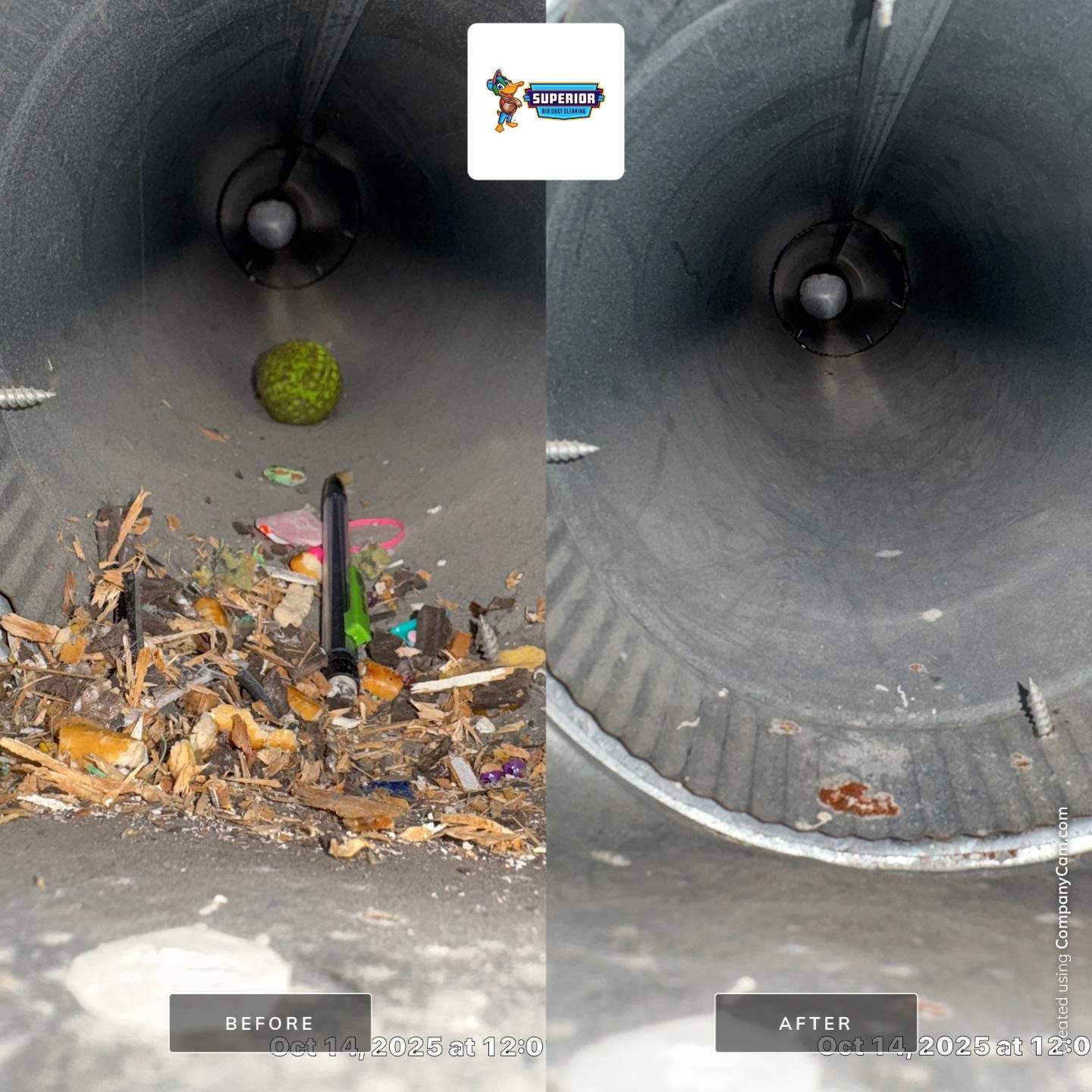Air Duct & Dryer Vent Cleaning With a Vacuum Truck in Columbiana, OH by Superior Air Duct Cleaning