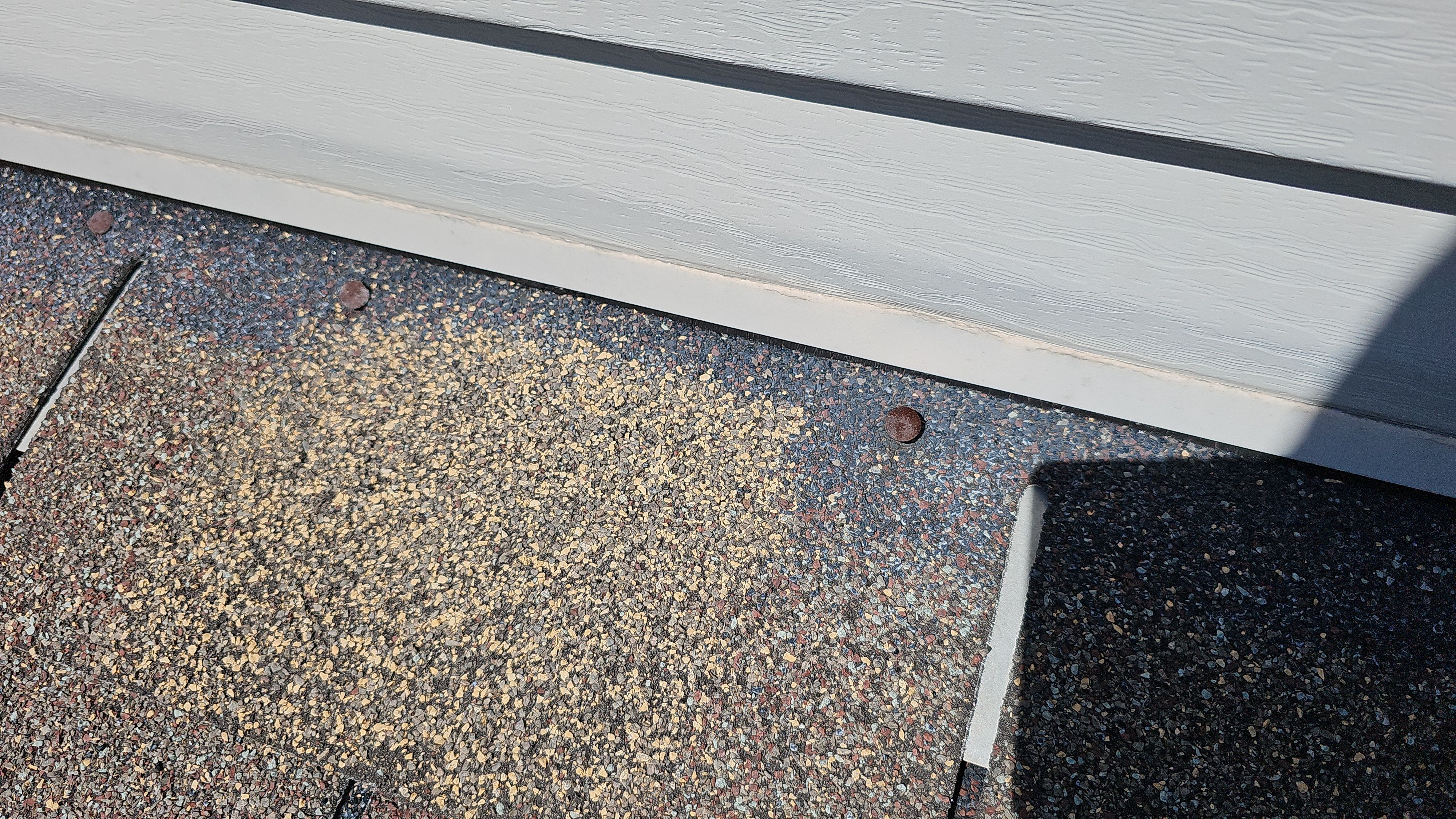 Atlas Pinnacle, Color, Coastal Granite, Drip Edge, Birch White by Eagle Eye Roofing
