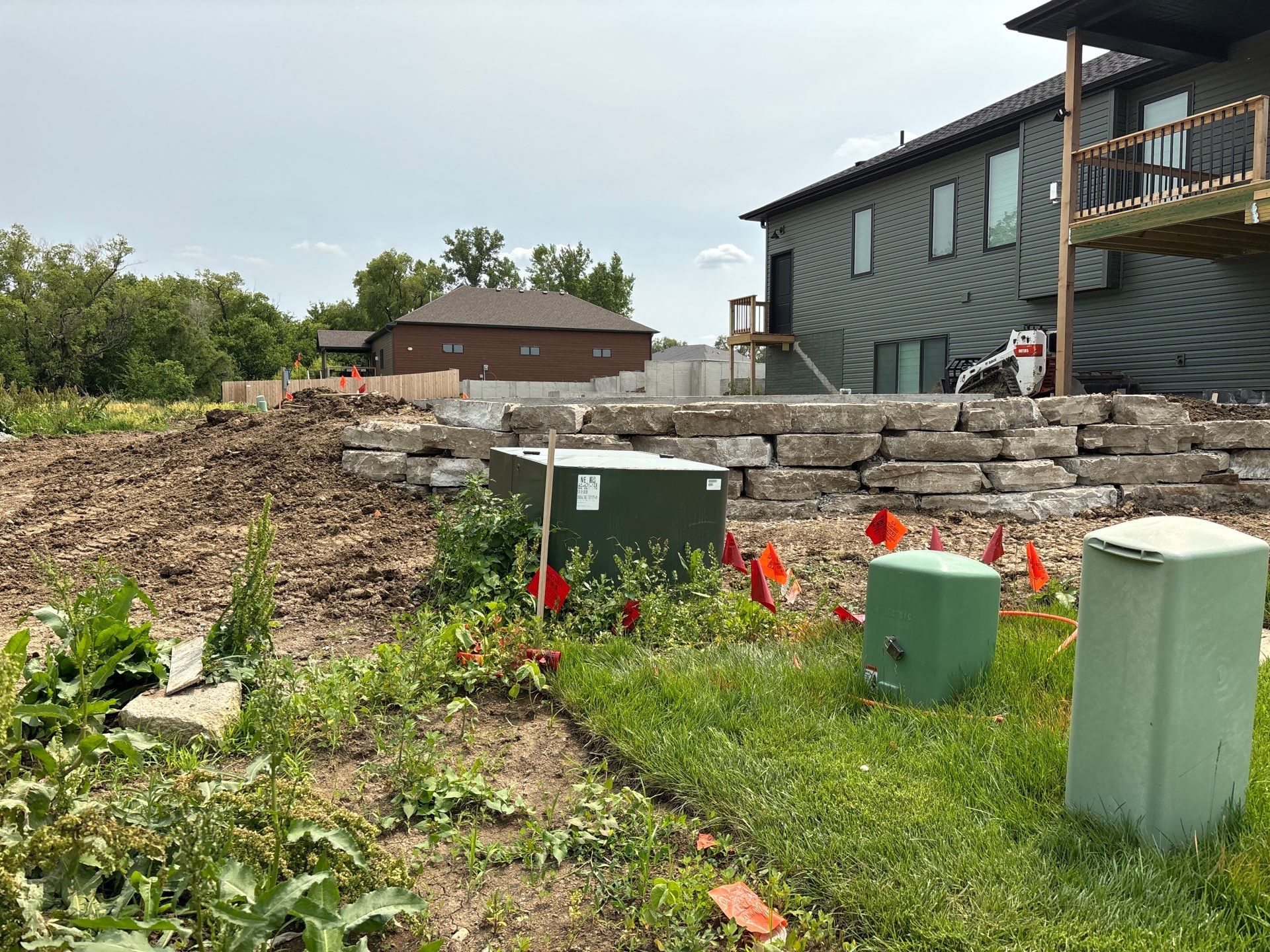 New Residential Construction - Paver, Putting Green, Pool by New Horizon Landscapes