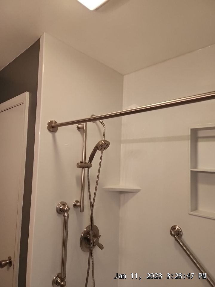 Zero Curb Walk-In Shower by BathPlanet SW Virginia