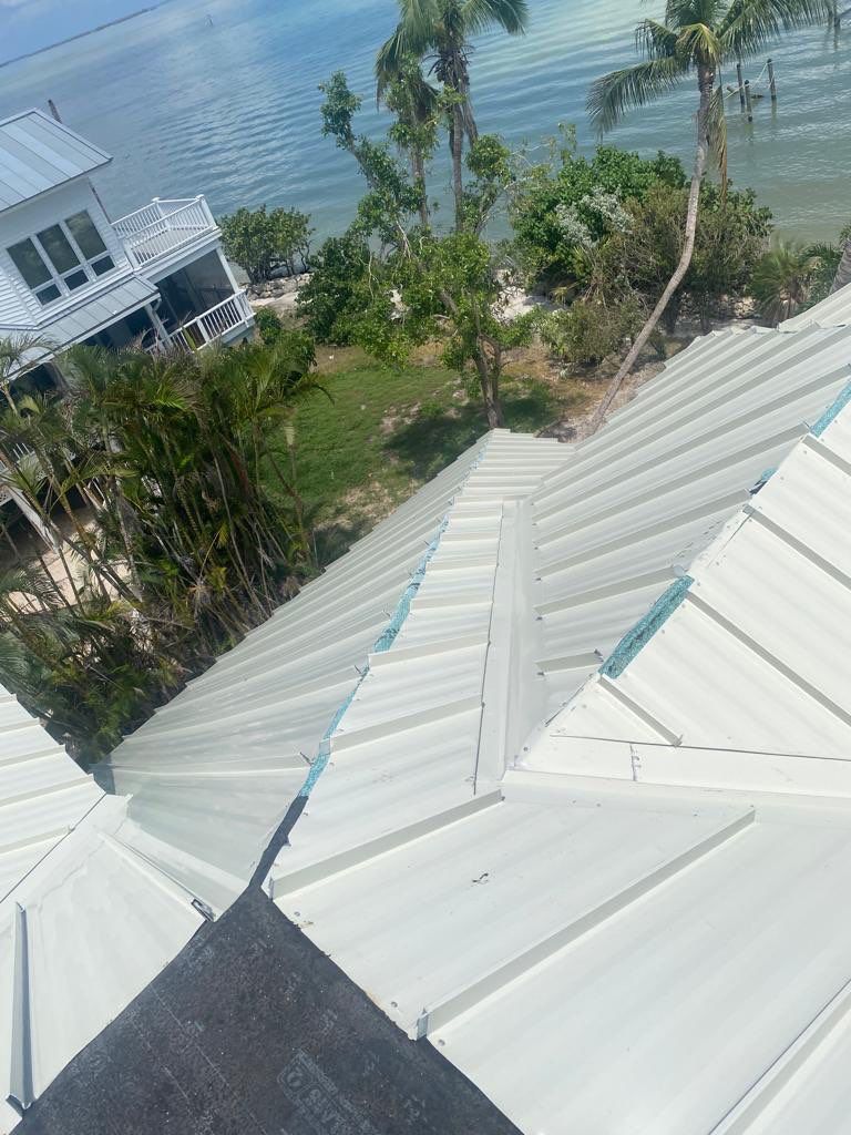 Sanibel Island Standing Seam Roof Replacement by Four Peaks Roofing