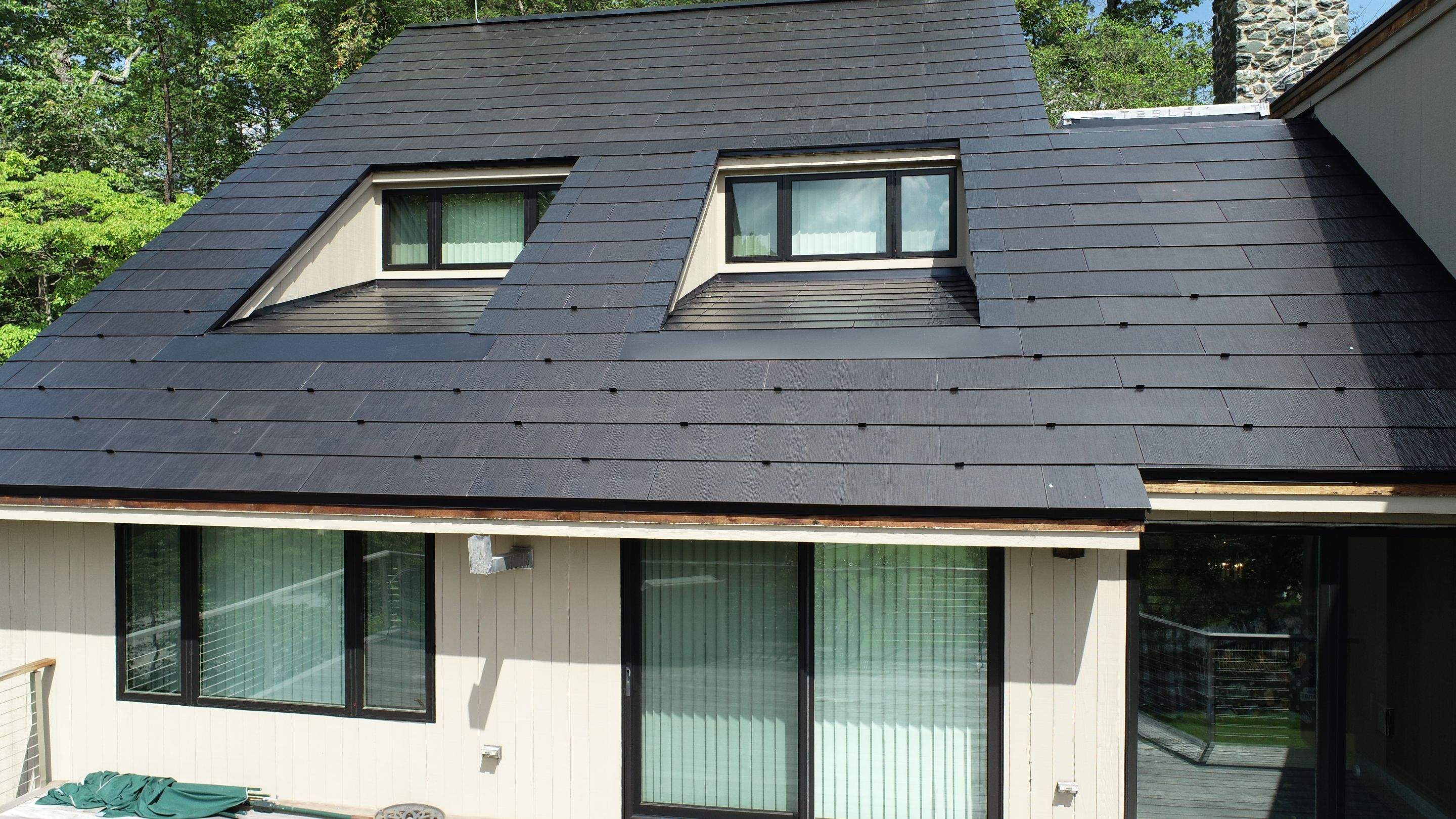 Tesla Solar Roof install Severn River by American Home Contractors