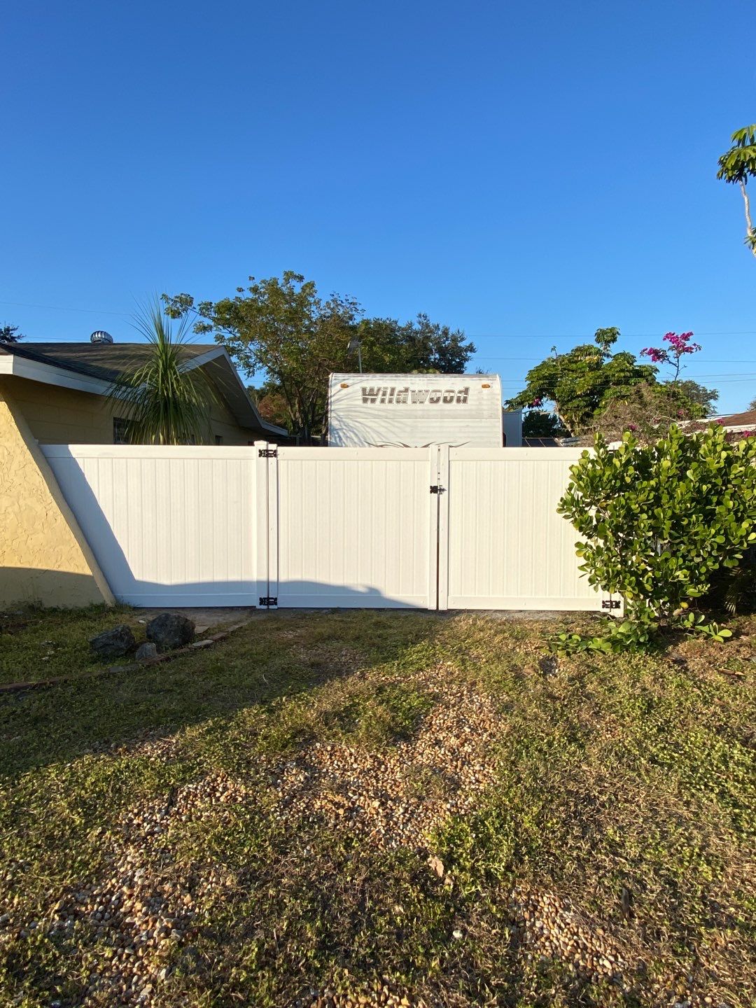 Bradenton, FL 6 ft. Tall White Vinyl Privacy Fence  by Asap fence and gates, LLC