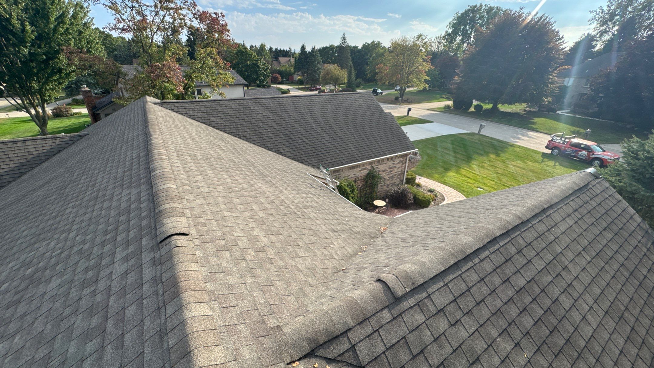 Roof Replacement using Owens Corning Teak by 180 Contractors